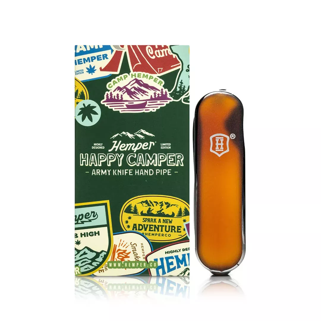 Happy Camper Army Knife Pipe