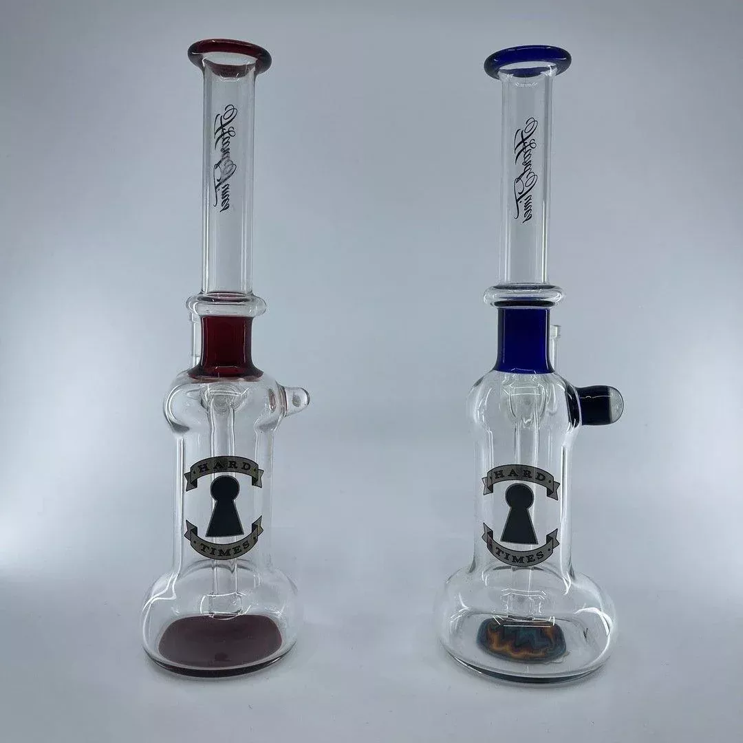 Hard Times Glass Bell Banger Hanger – Assorted Colors with 14mm Female Joint