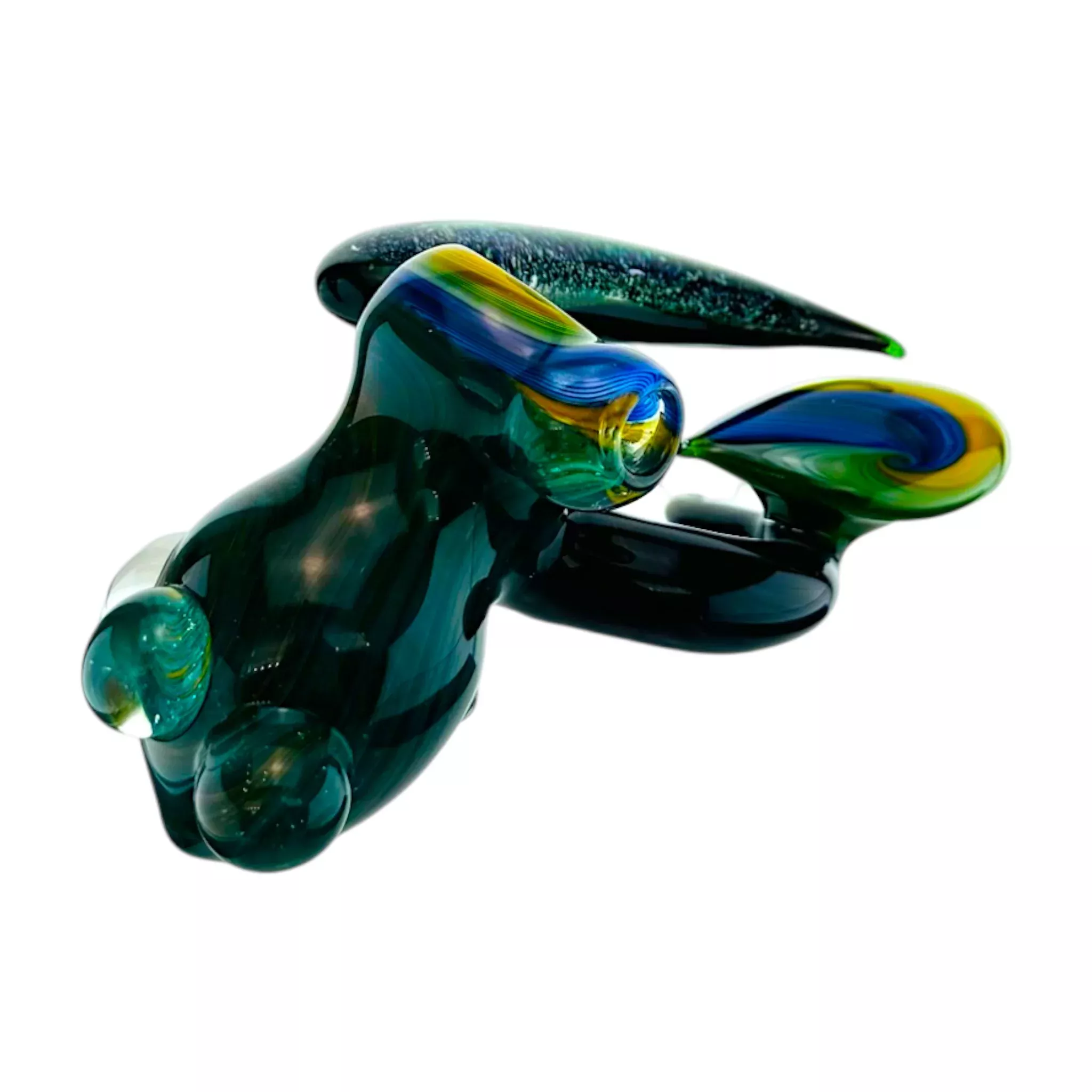 Heady Hammer Style Dry Pipe With Dichro Wing