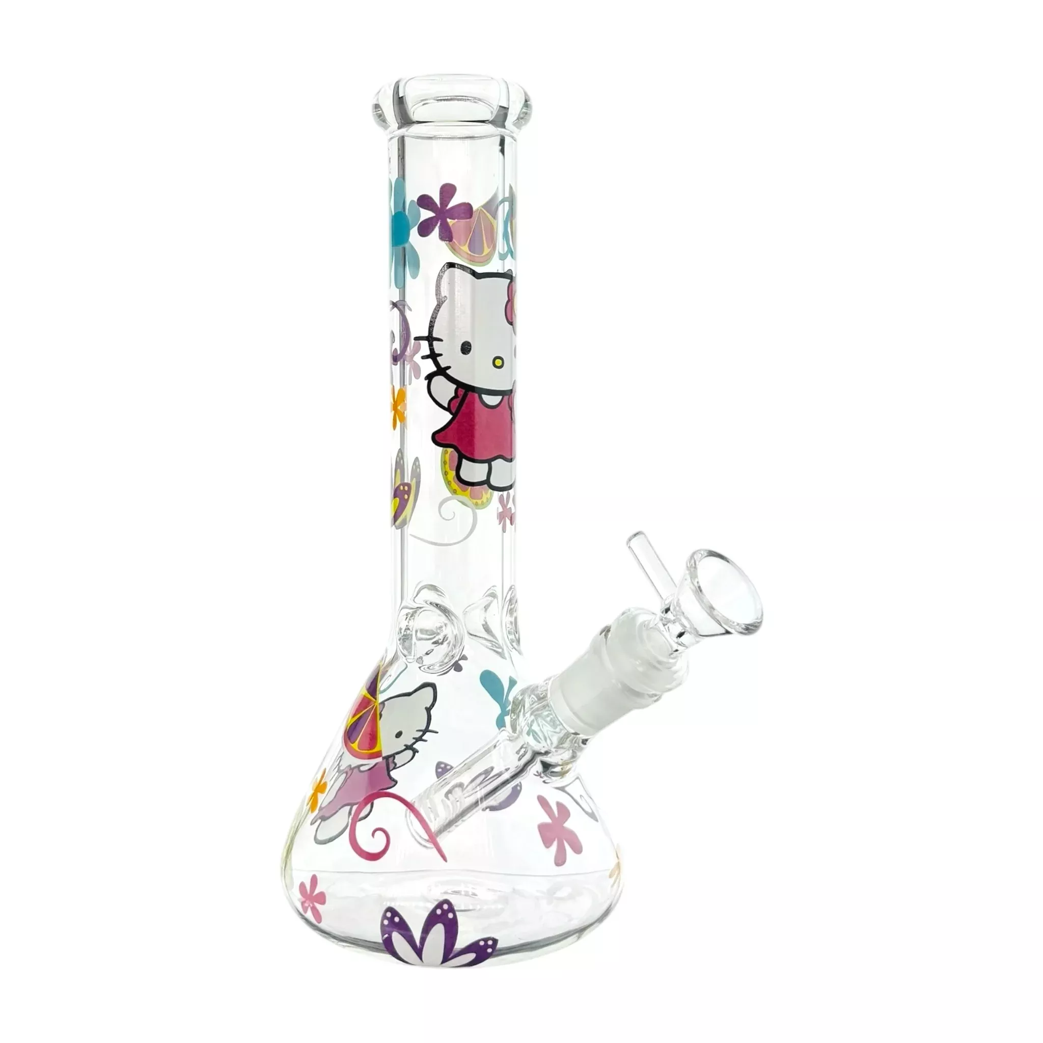 Hello Kitty Bong With Flowers & Fruit 10 Inch