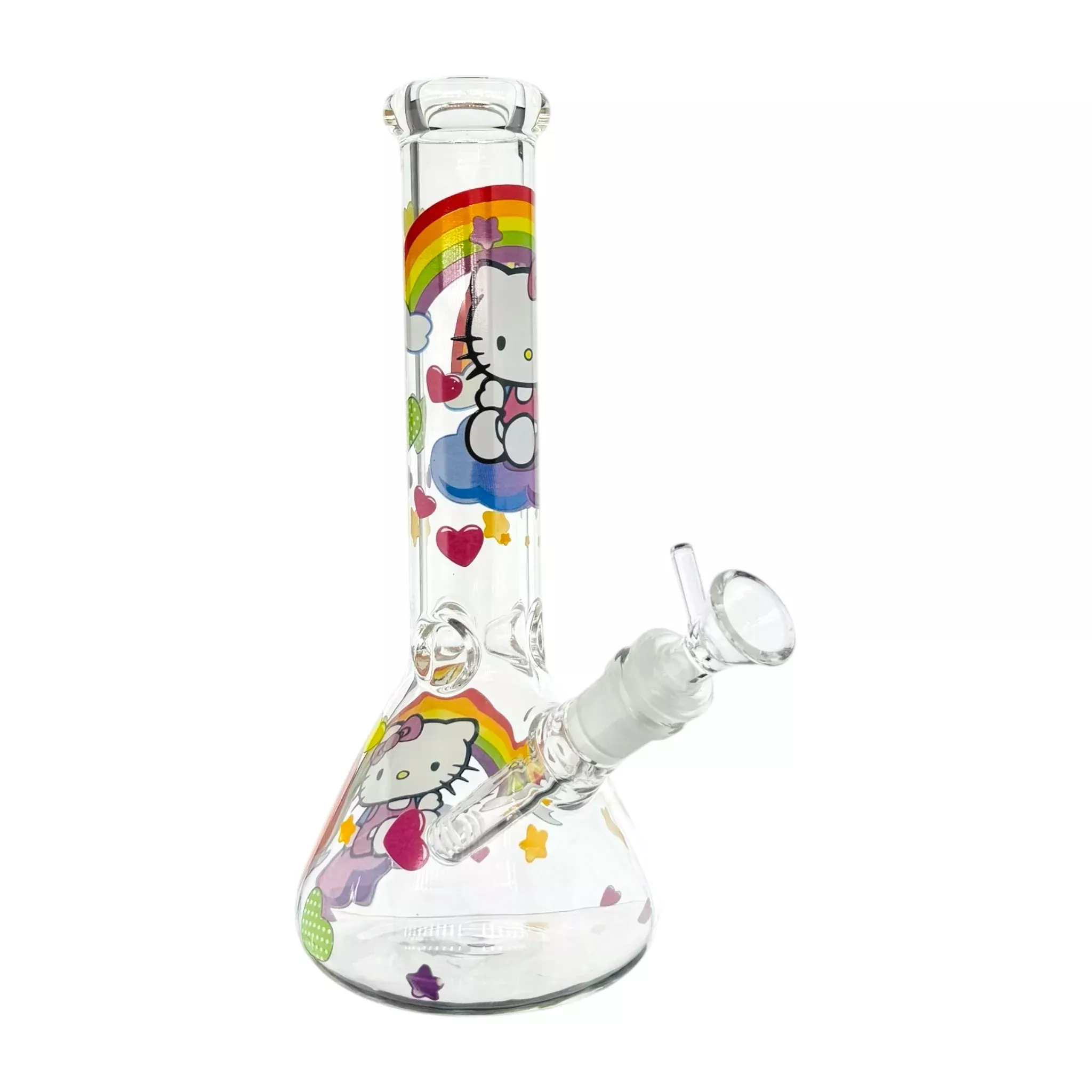 Hello Kitty Bong With Rainbow 10 Inch