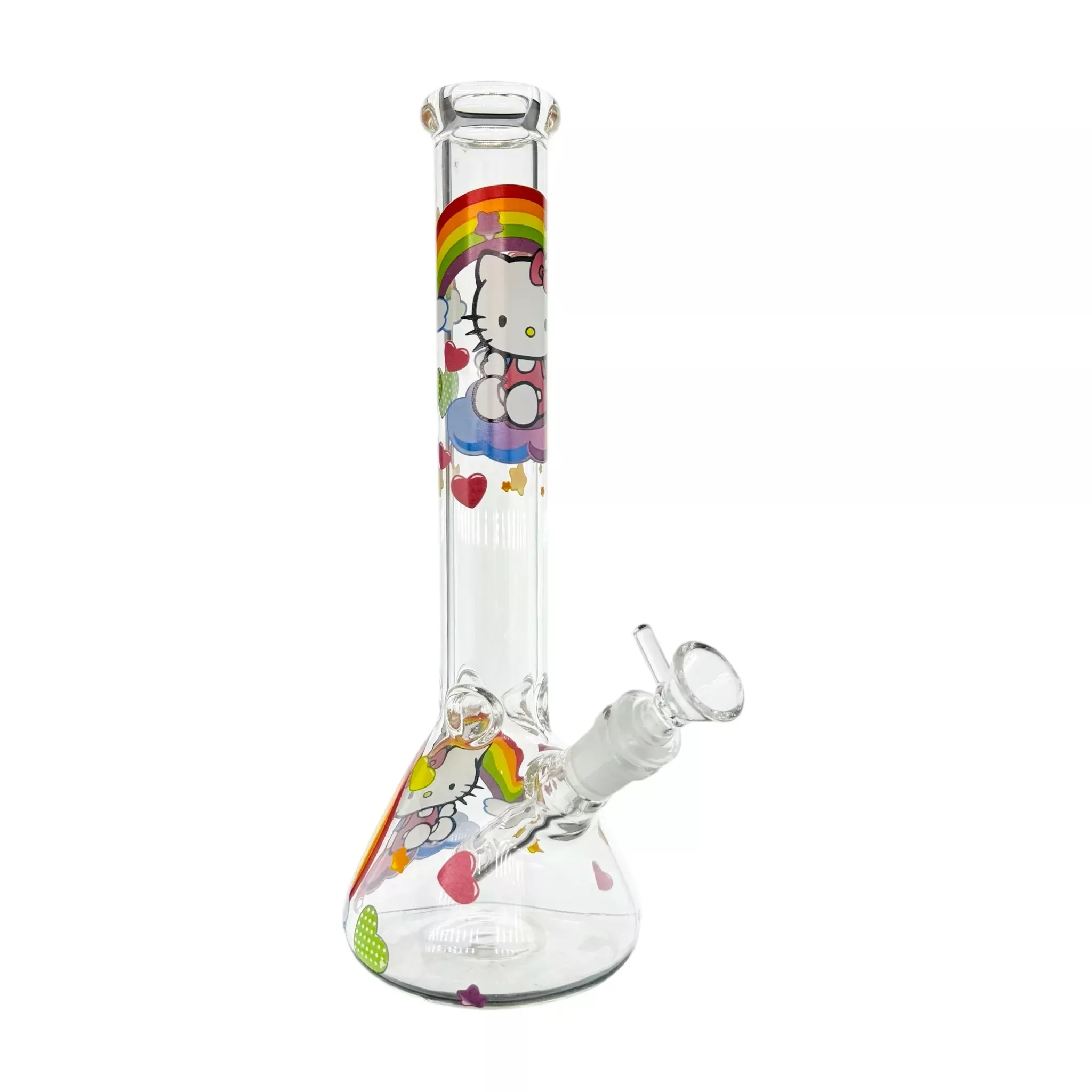 Hello Kitty Bong With Rainbow 12 Inch