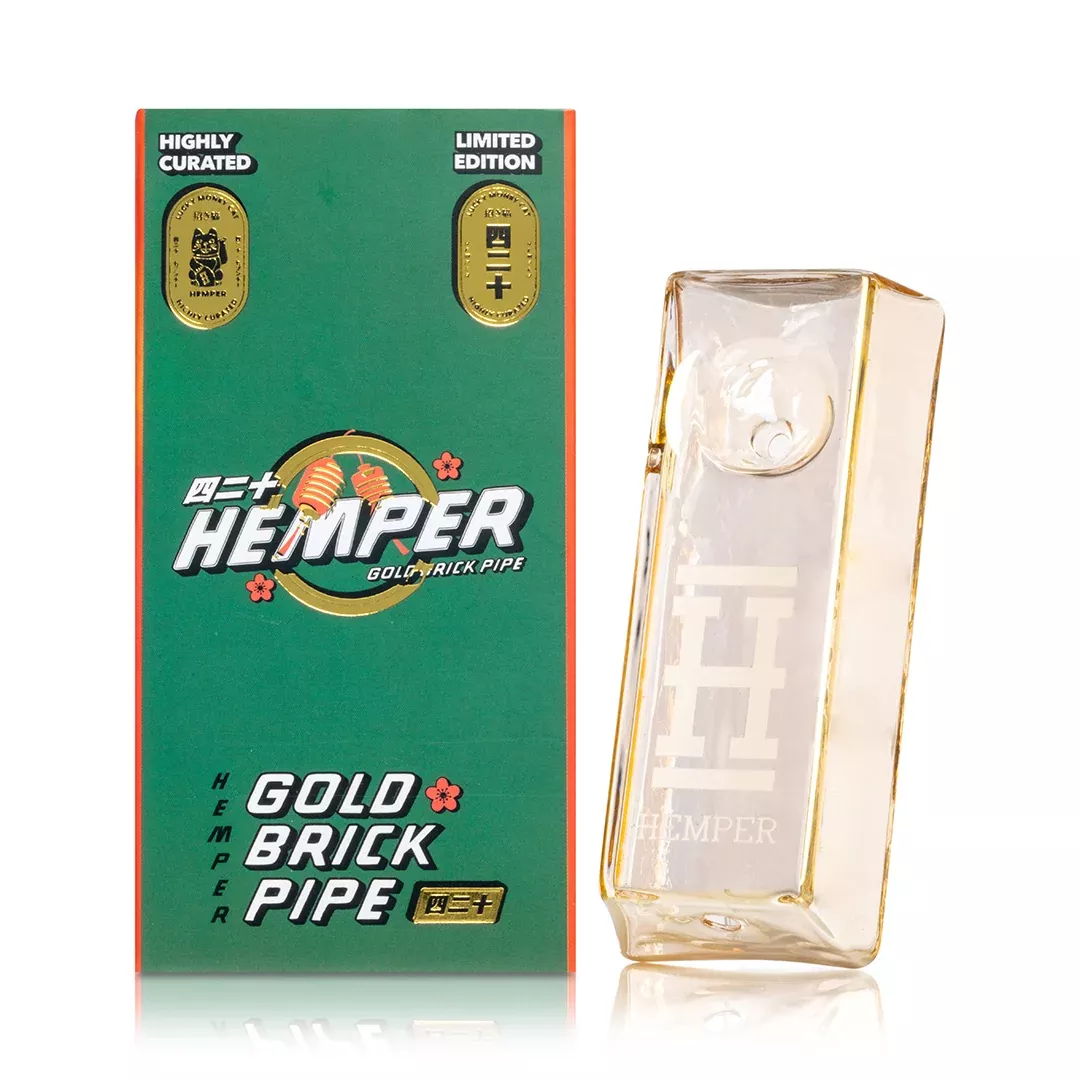 HEMPER - Gold Brick Handpipe