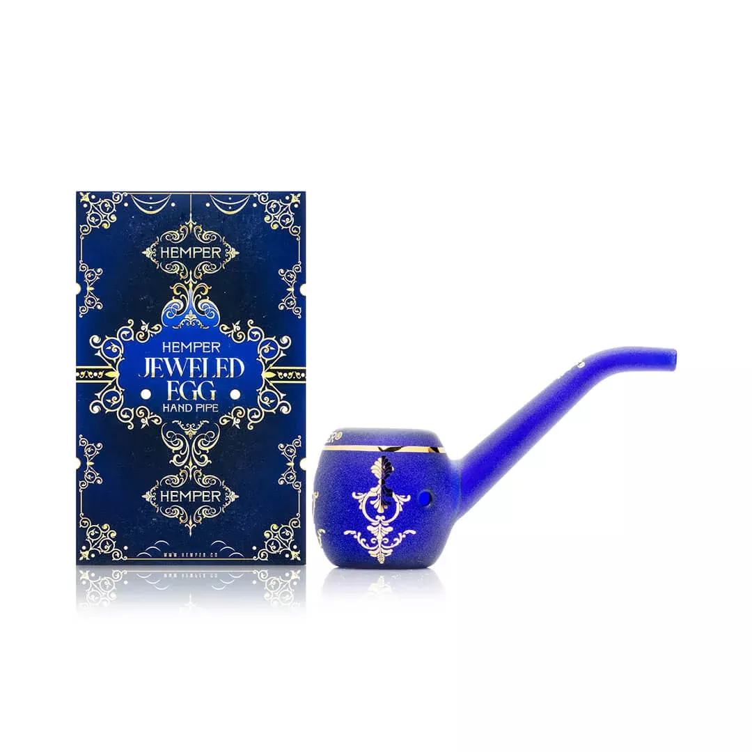 HEMPER Jeweled Egg Hand Pipe