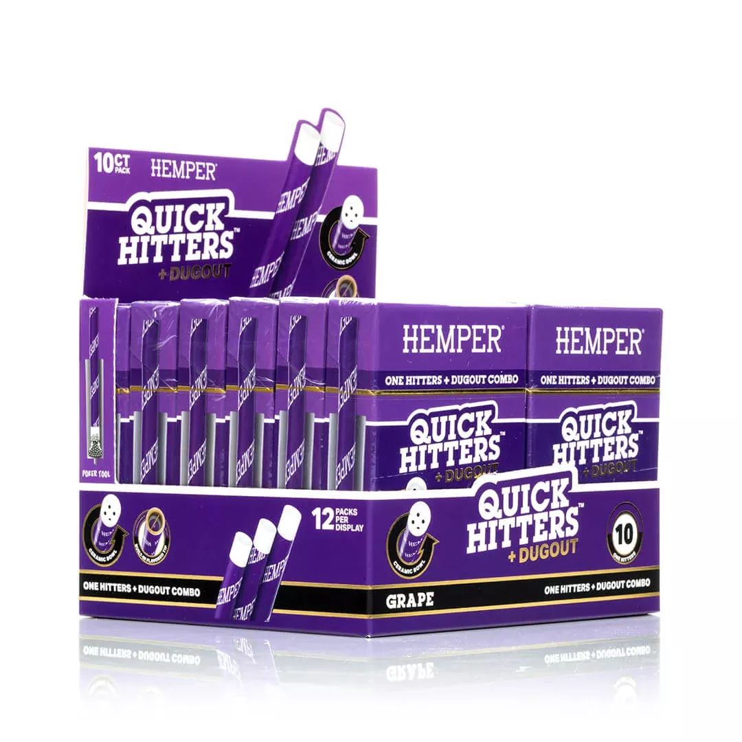 HEMPER Quick Hitters Dugout - Grape - Display 12ct