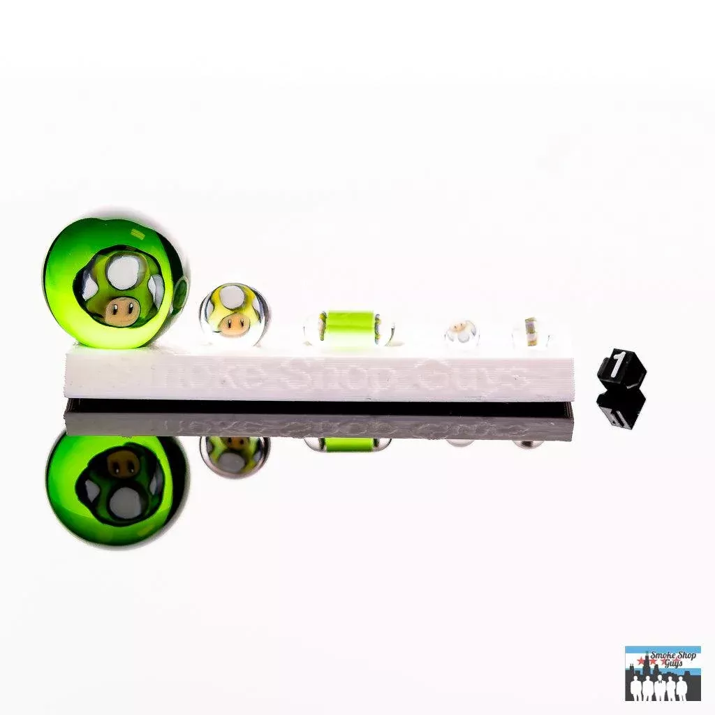Hendy Glass Mushroom 5-Piece Terp Slurper Set | Assorted Colors