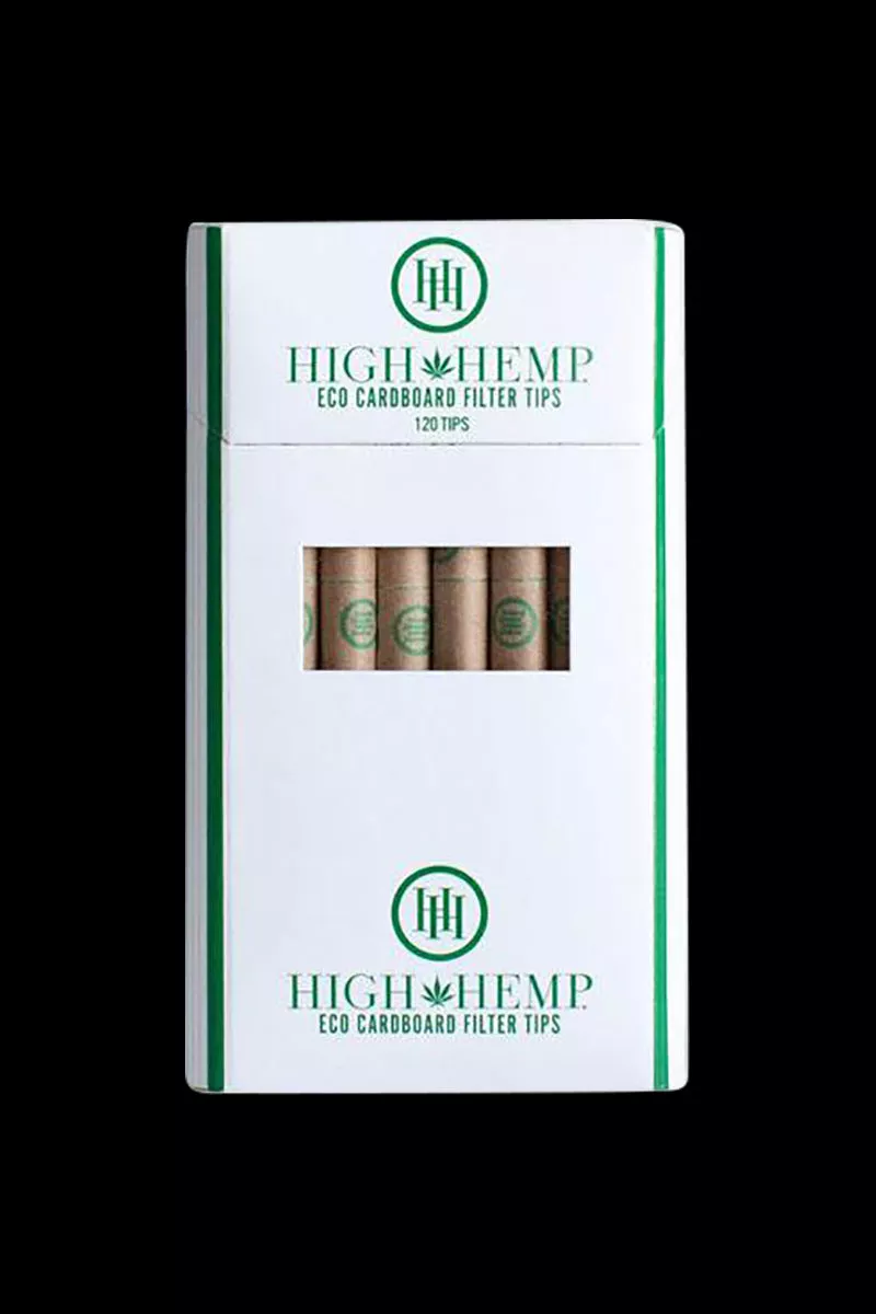High Hemp Eco Cardboard Filter Tips – 12 Pack Bulk