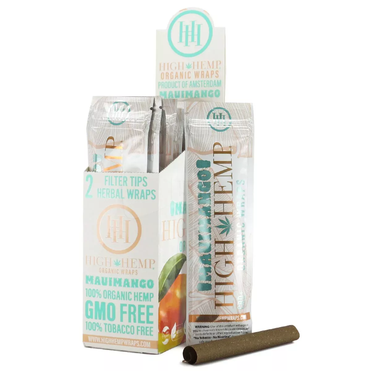 High Hemp Maui Mango Artisanal Cones – 15 Pack Box