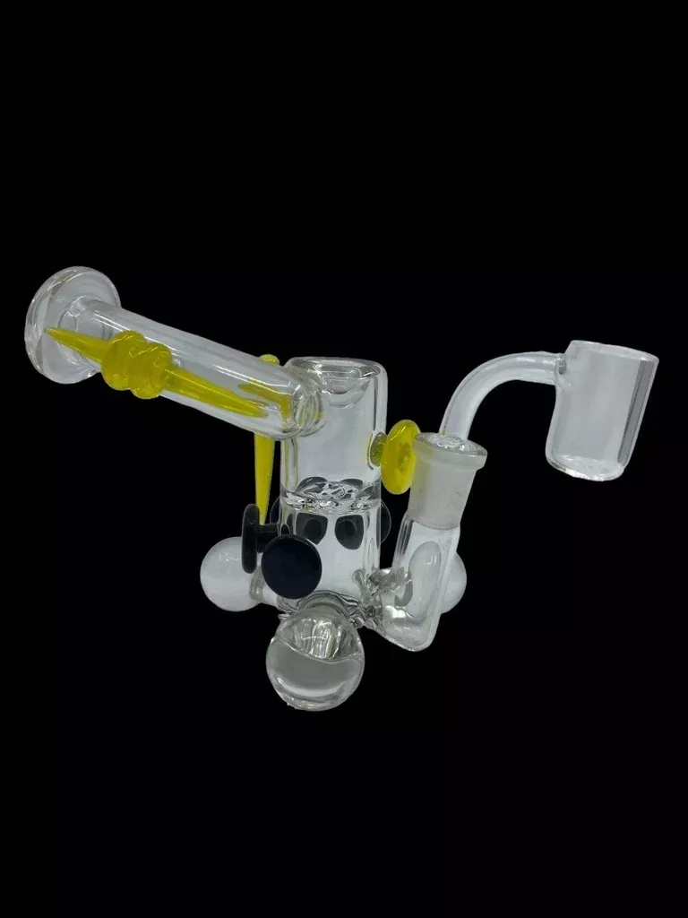Higher Concentration Clear Tripod Rig – Elegant Design with Colored Accents