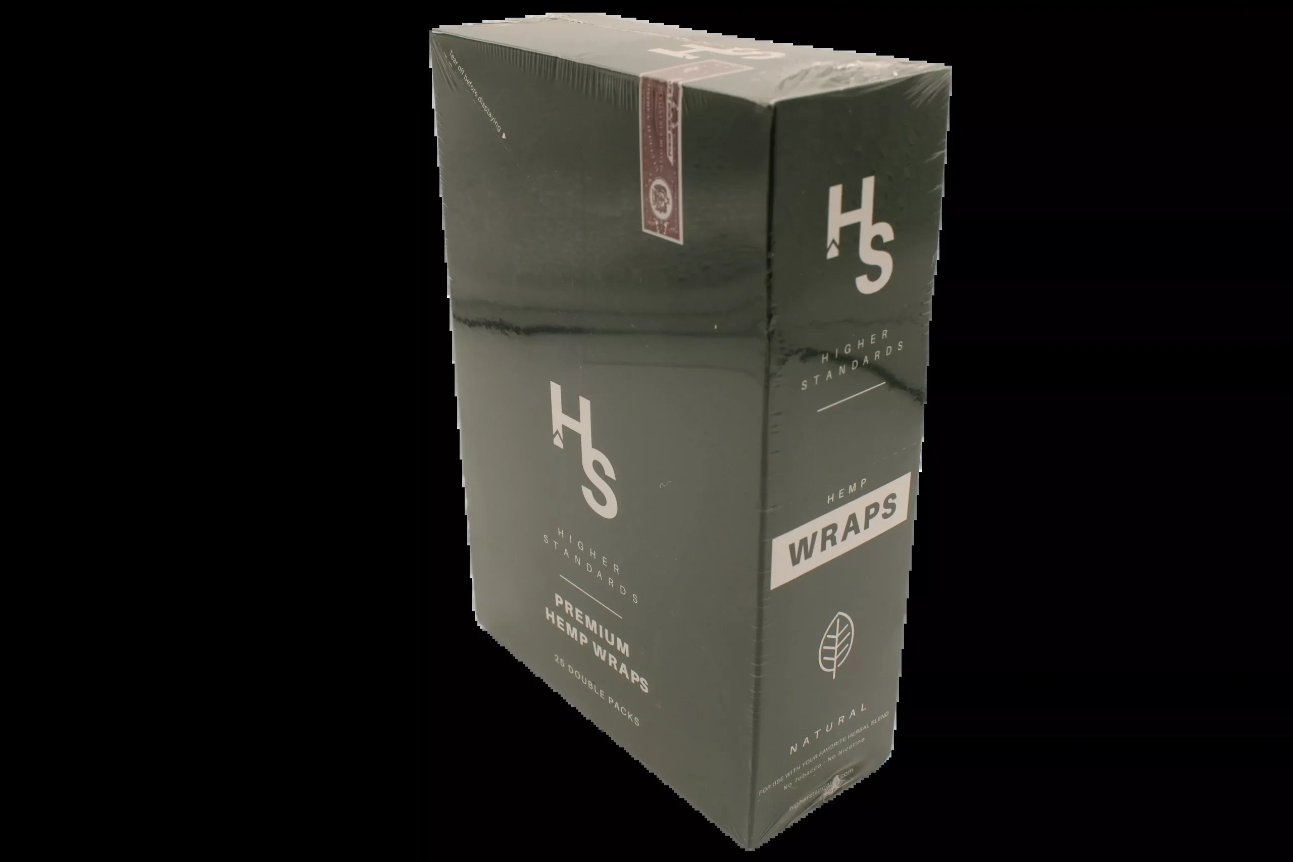 Higher Standards Premium Hemp Wraps - 25 Count Display