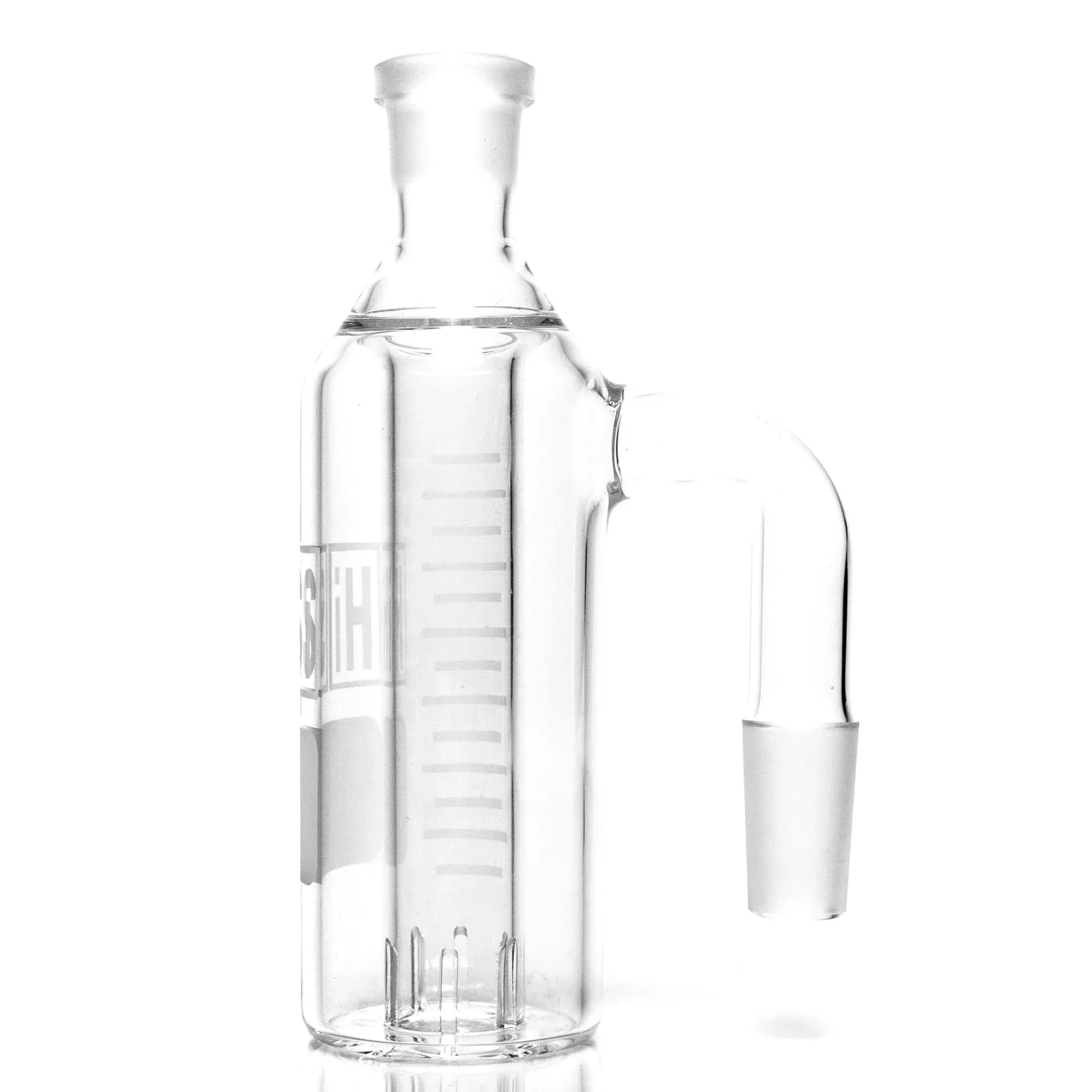 HiSi Glass - Ashcatcher - 6-Slit Perc - 38x3 - 14mm Male 90°