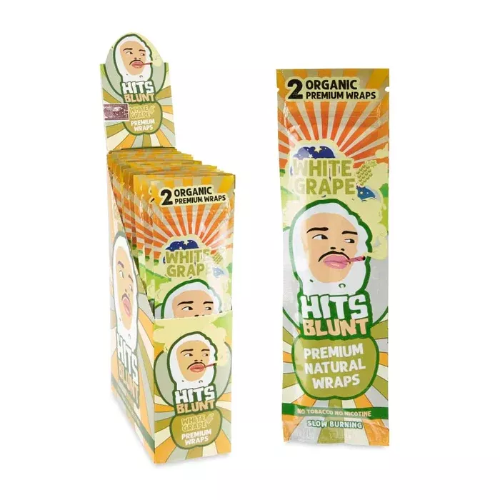Hits Blunt Premium Wraps – 25 Count Display Box 2ct