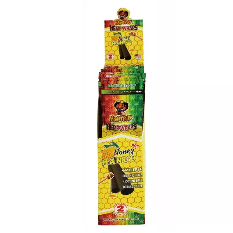 Honey Puff Flavored Hemp Wrap 12 packs