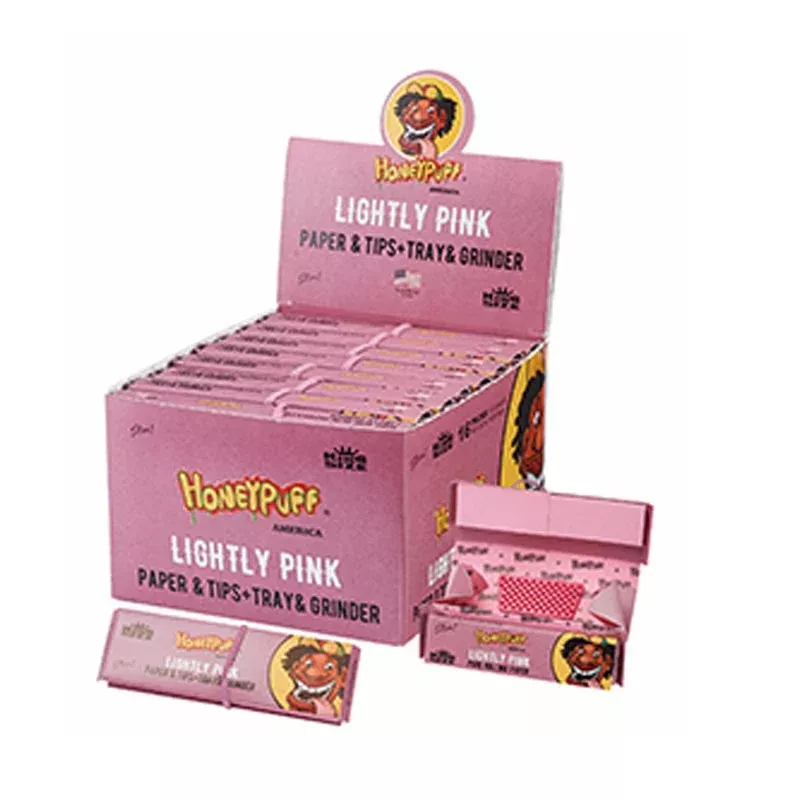 Honey Puff Lightly Pink King Size Rolling Kit