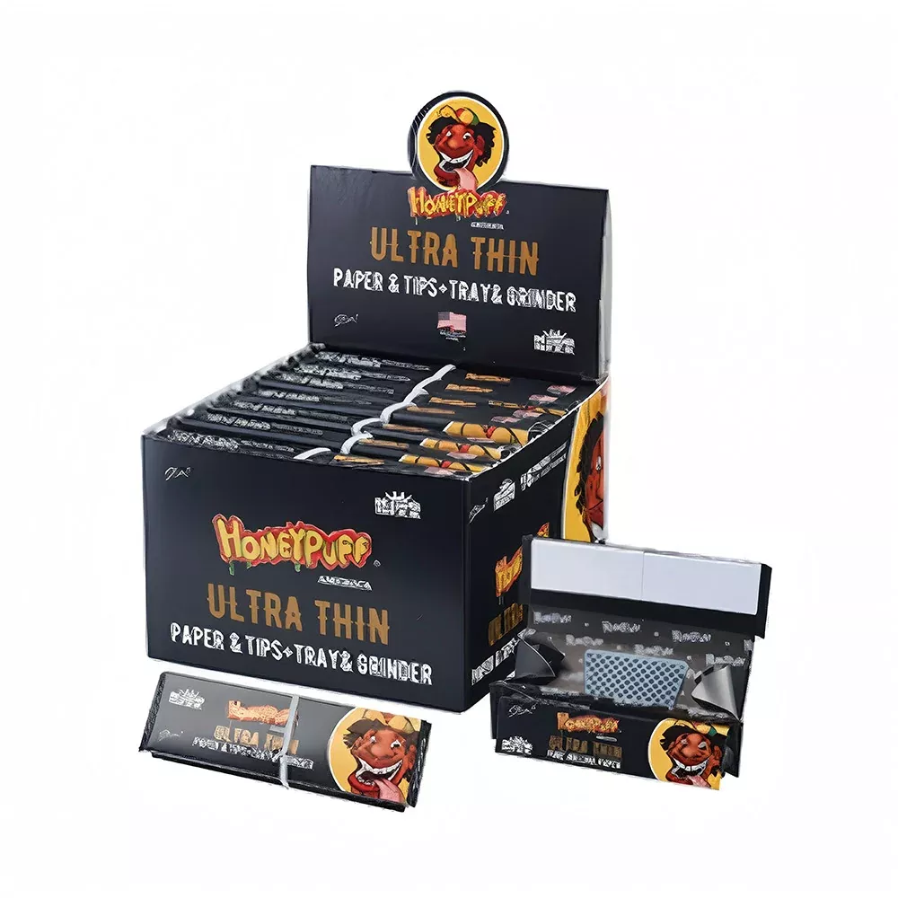 Honey Puff Ultra Thin King Size Rolling Kit 16 Packs