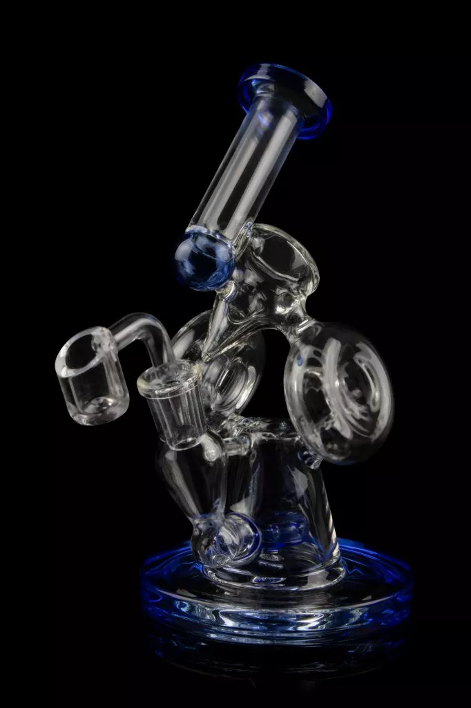 Hourglass Base Bent Neck Bong