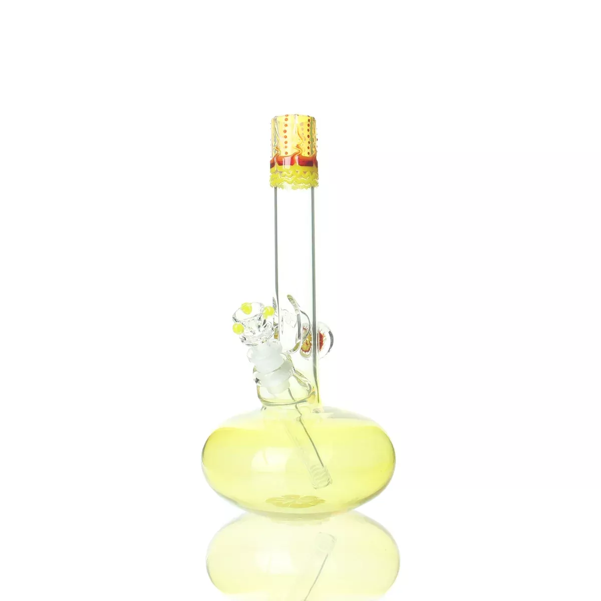 HVY Glass - 11" Fumed Bubble Worked Top Bong