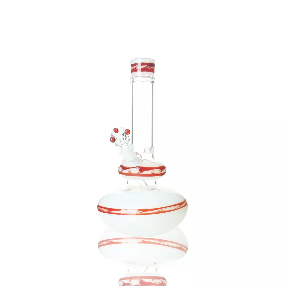 HVY Glass - 11" Wave Art Double Bubble Bong
