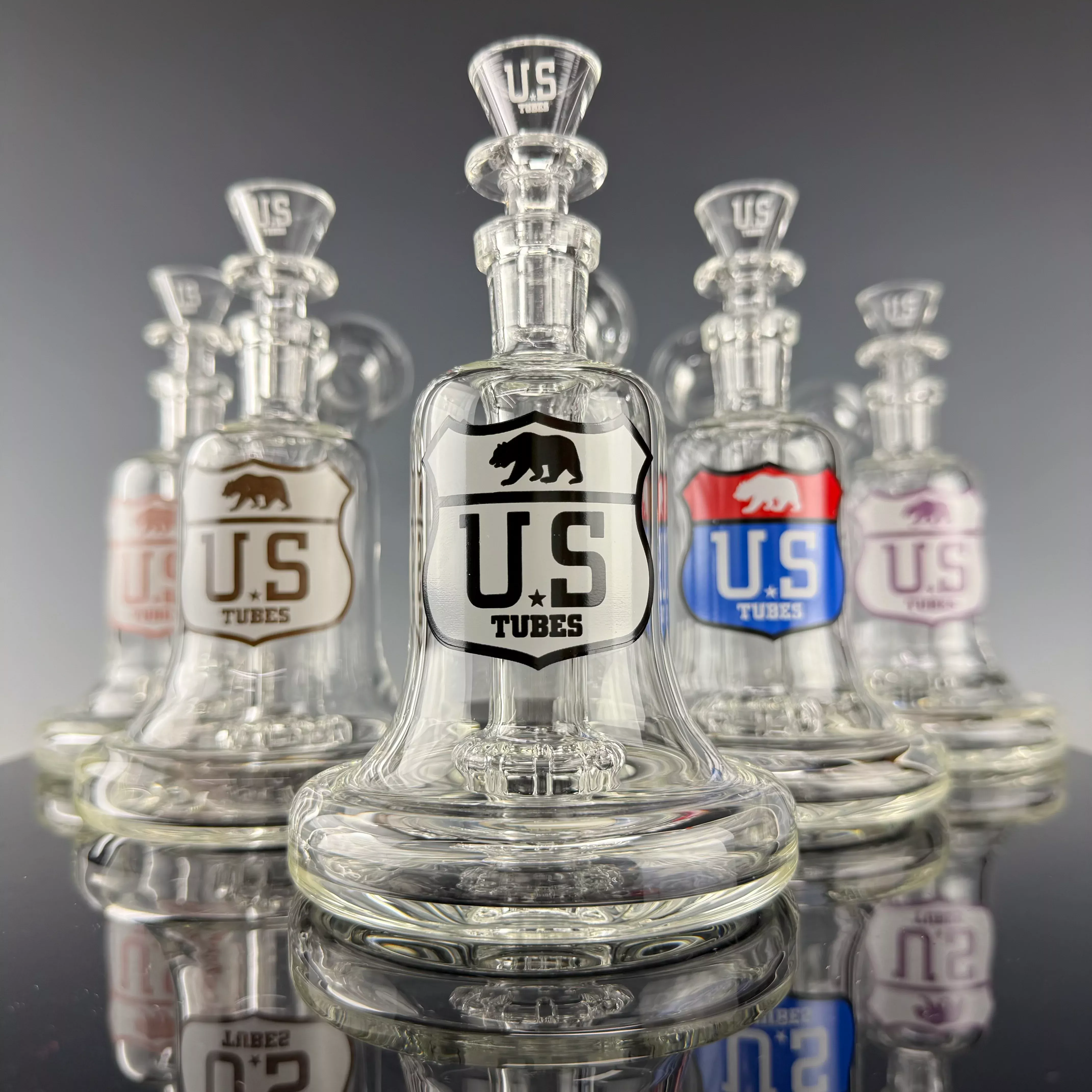 "Hybrid Base" 14mm Bubbler by US Tubes