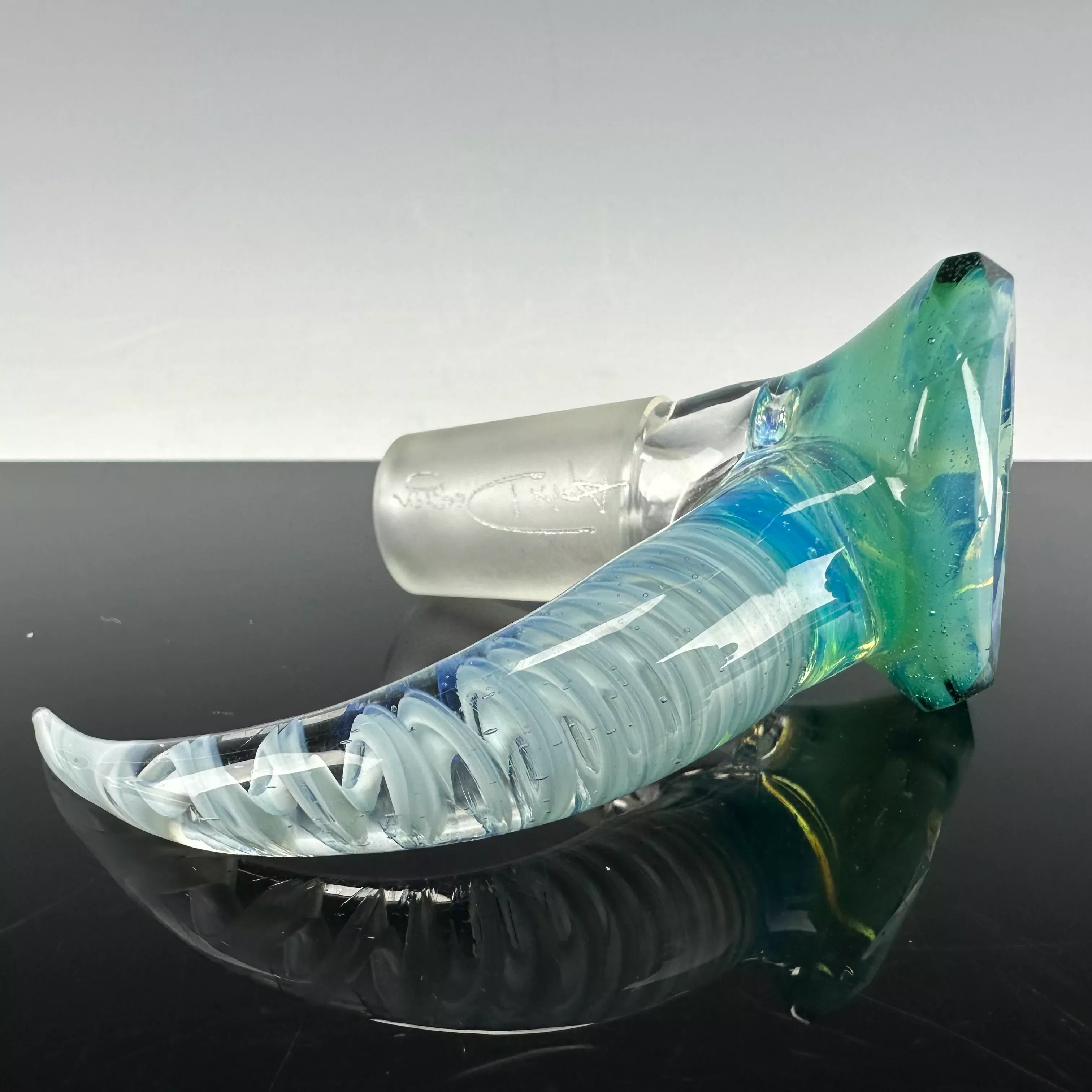 "Hydro, Ghost, Metarerrania" Faceted 18mm Slide by Apix Designs