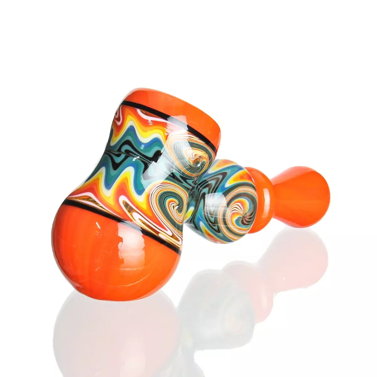 IC Glass - Worked Hammer Bubbler