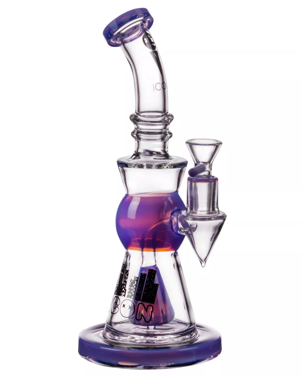 Icon Slyme Accented Cone Perc Water Pipe