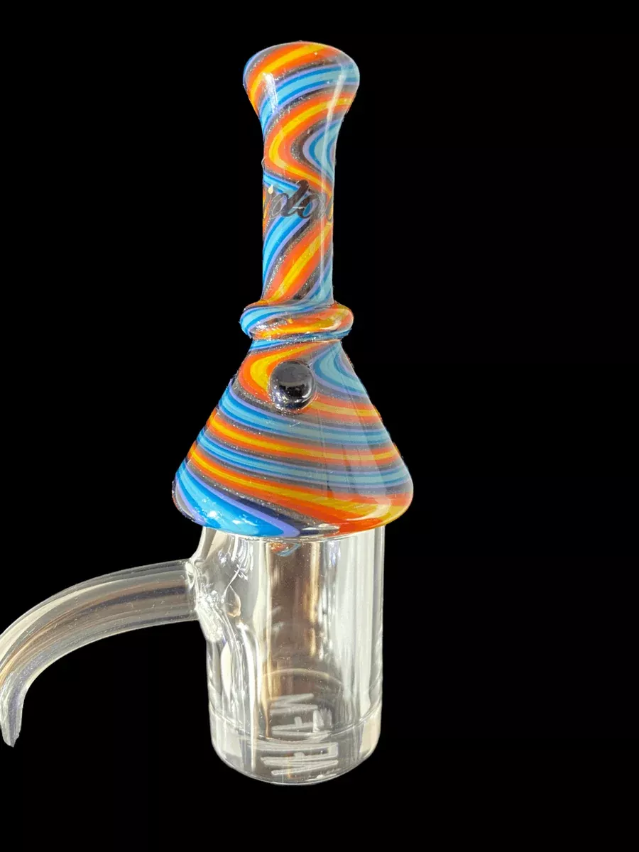 iDab Glass Medium Beaker Directional Carb Cap | High-Performance Dab Rig Accessory (Assorted Colors)
