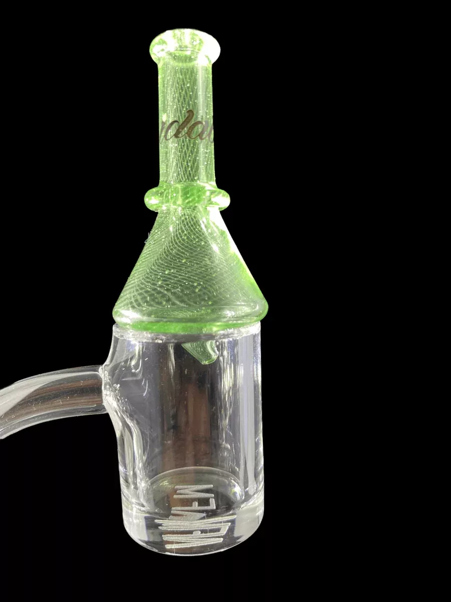 iDab Glass Mini Beaker Directional Carb Cap | Compact & Efficient Dab Rig Accessory (Assorted Colors)