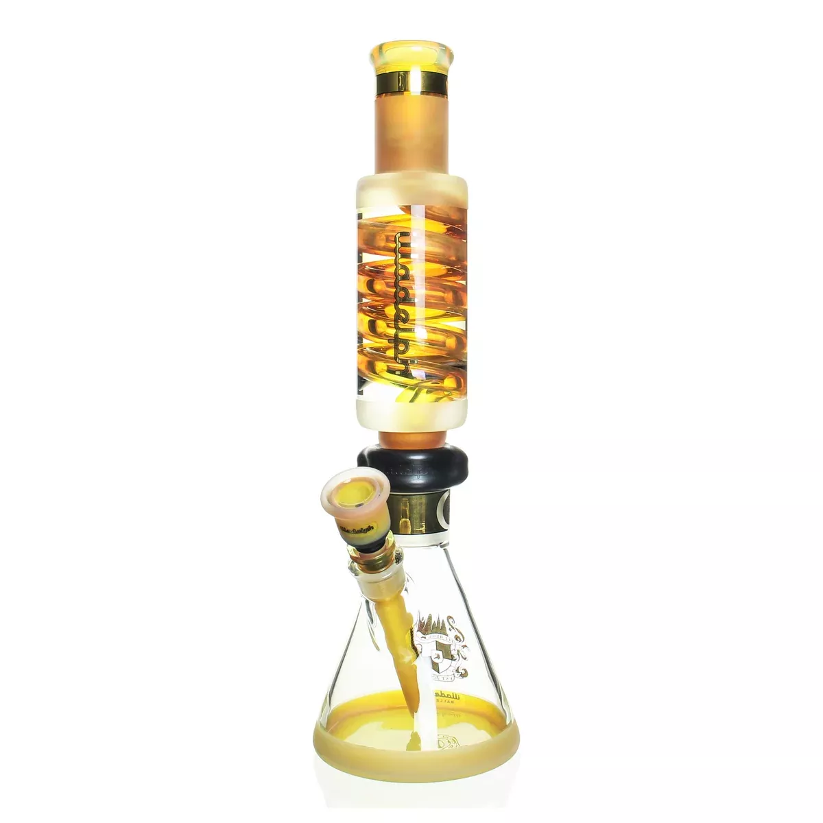 Illadelph - Hura Coil Beaker - Gold