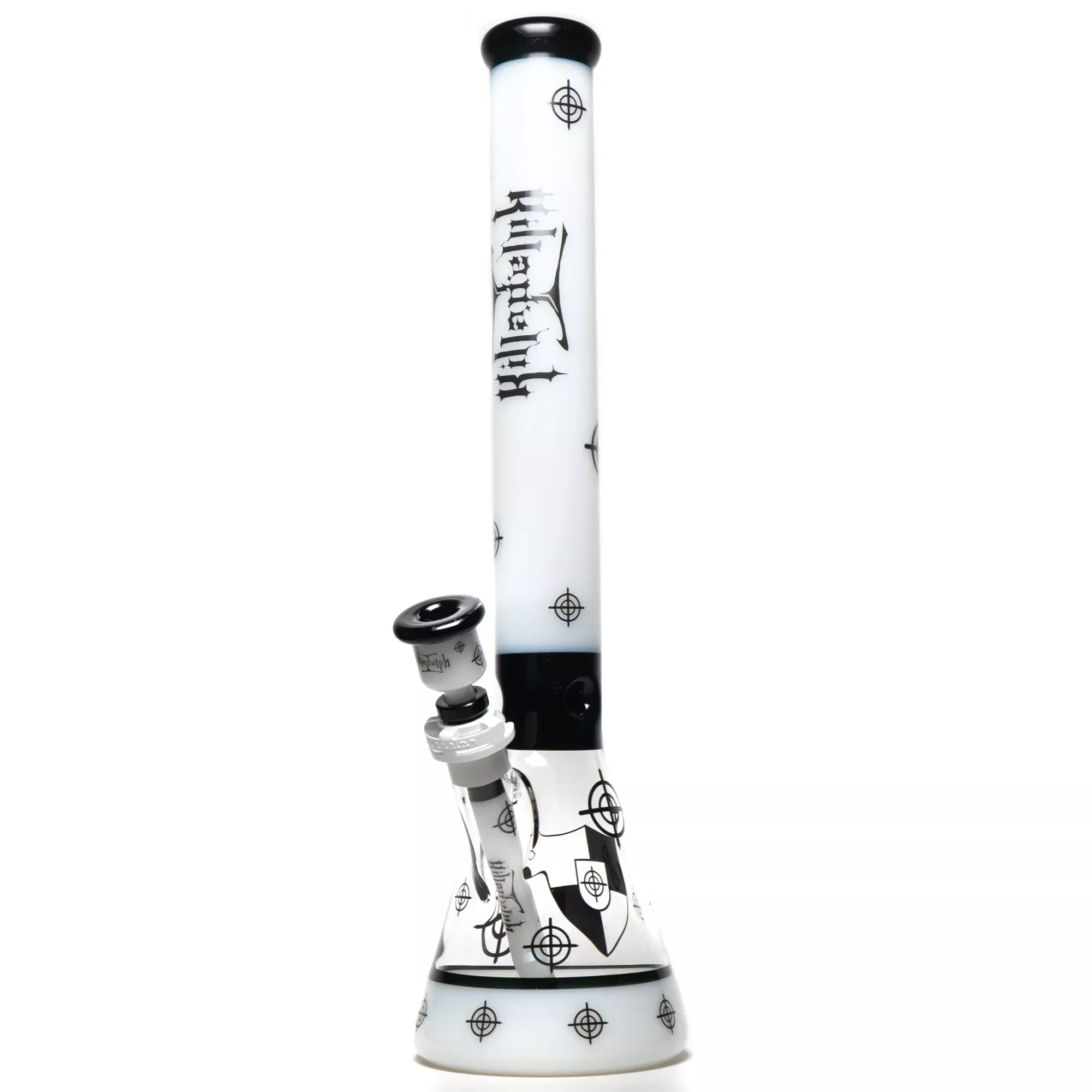 Illadelph - Killadelph Medium Beaker - Sparkle Black & White