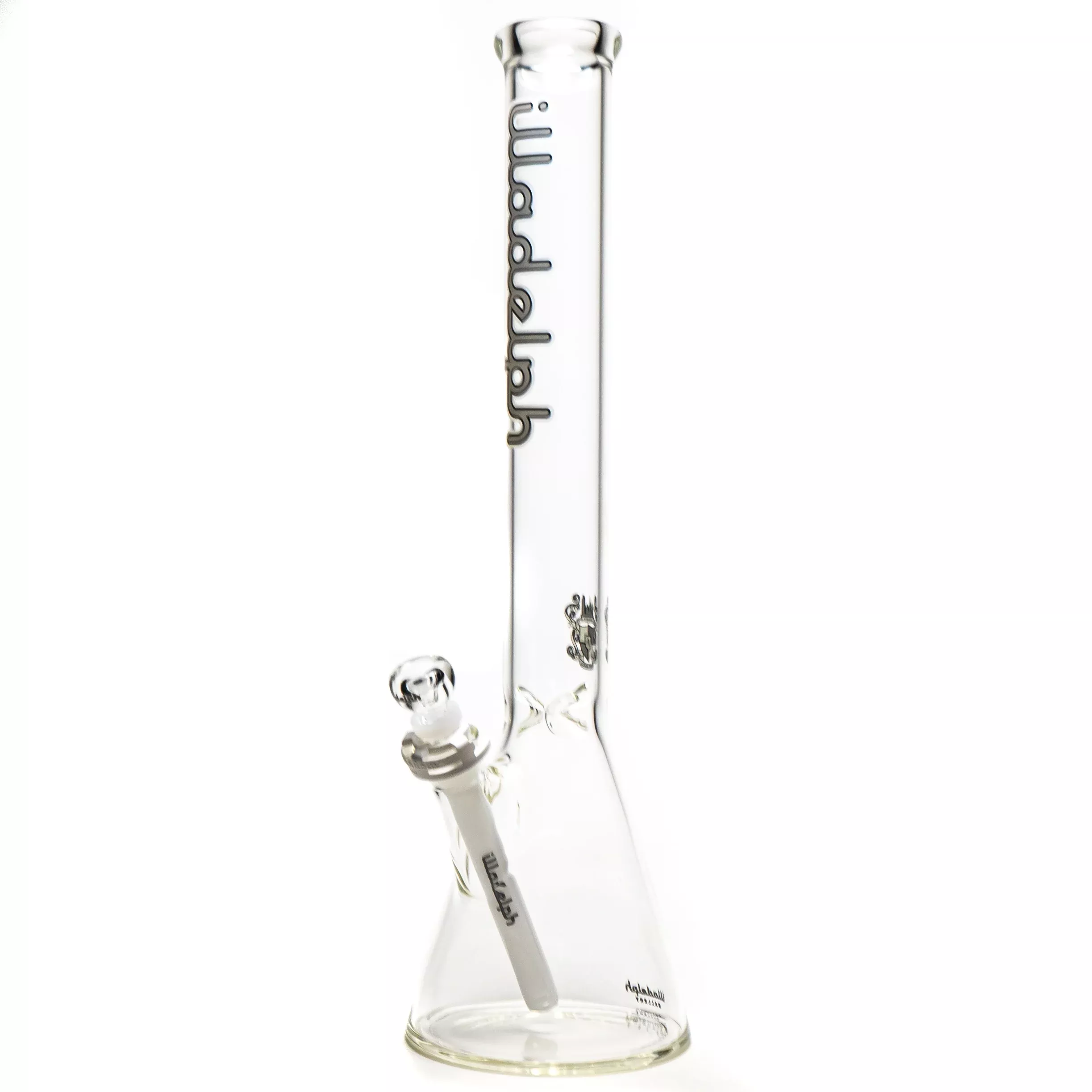 Illadelph - Medium Beaker - Grey & White 5mm