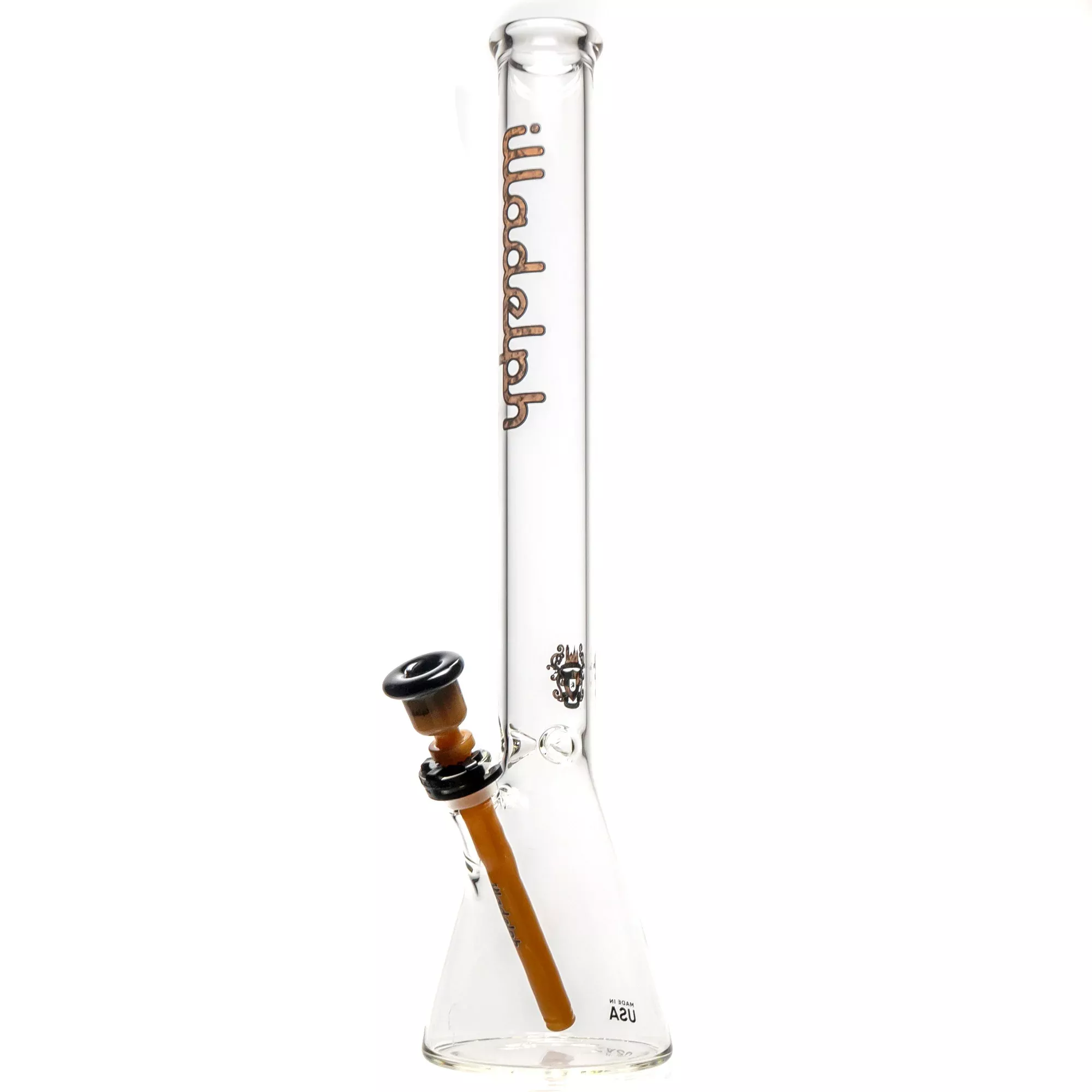 Illadelph - Tall Beaker - Woodgrain Label