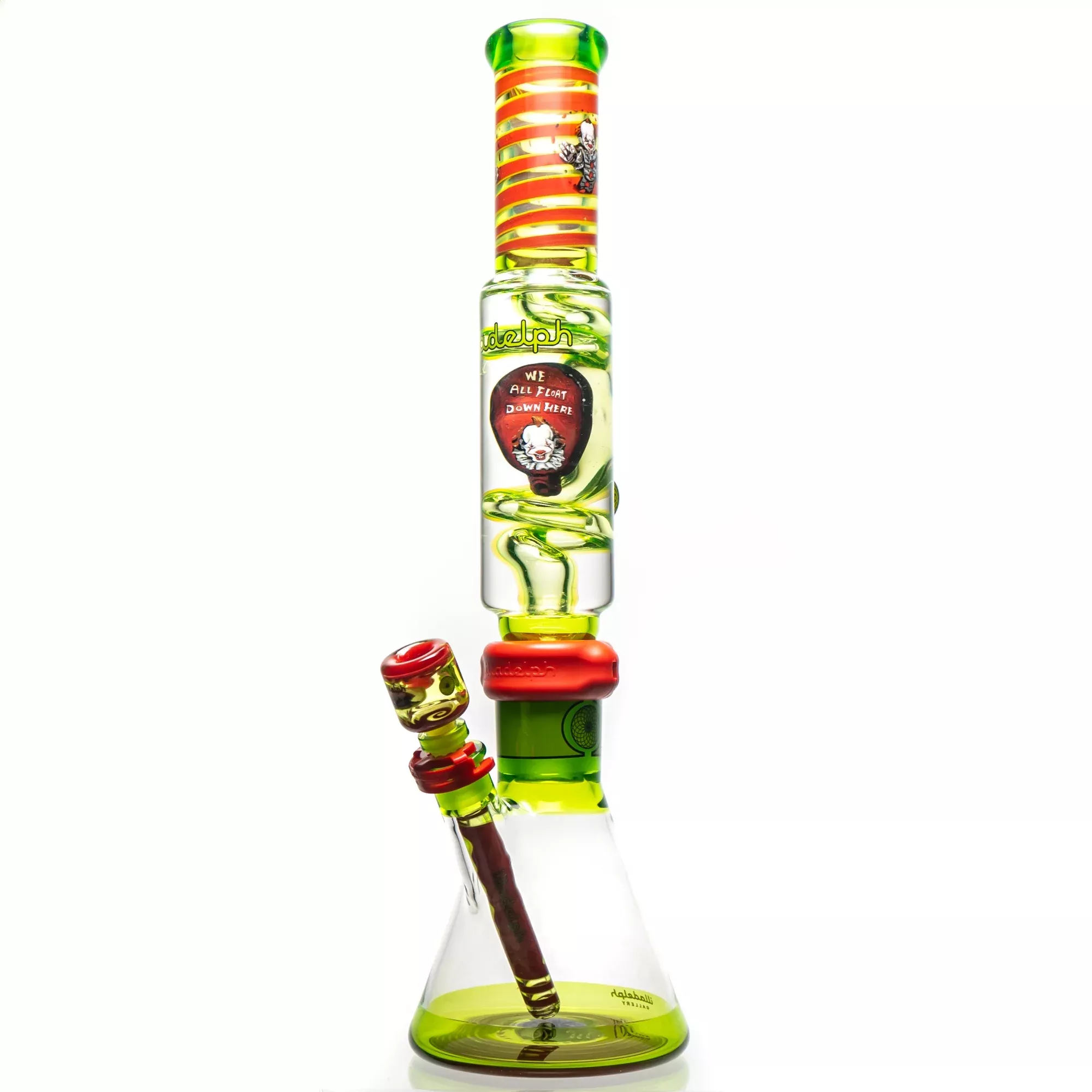Illadelph x Boehme - Custom Coil Condenser - Pennywise - UV Lime