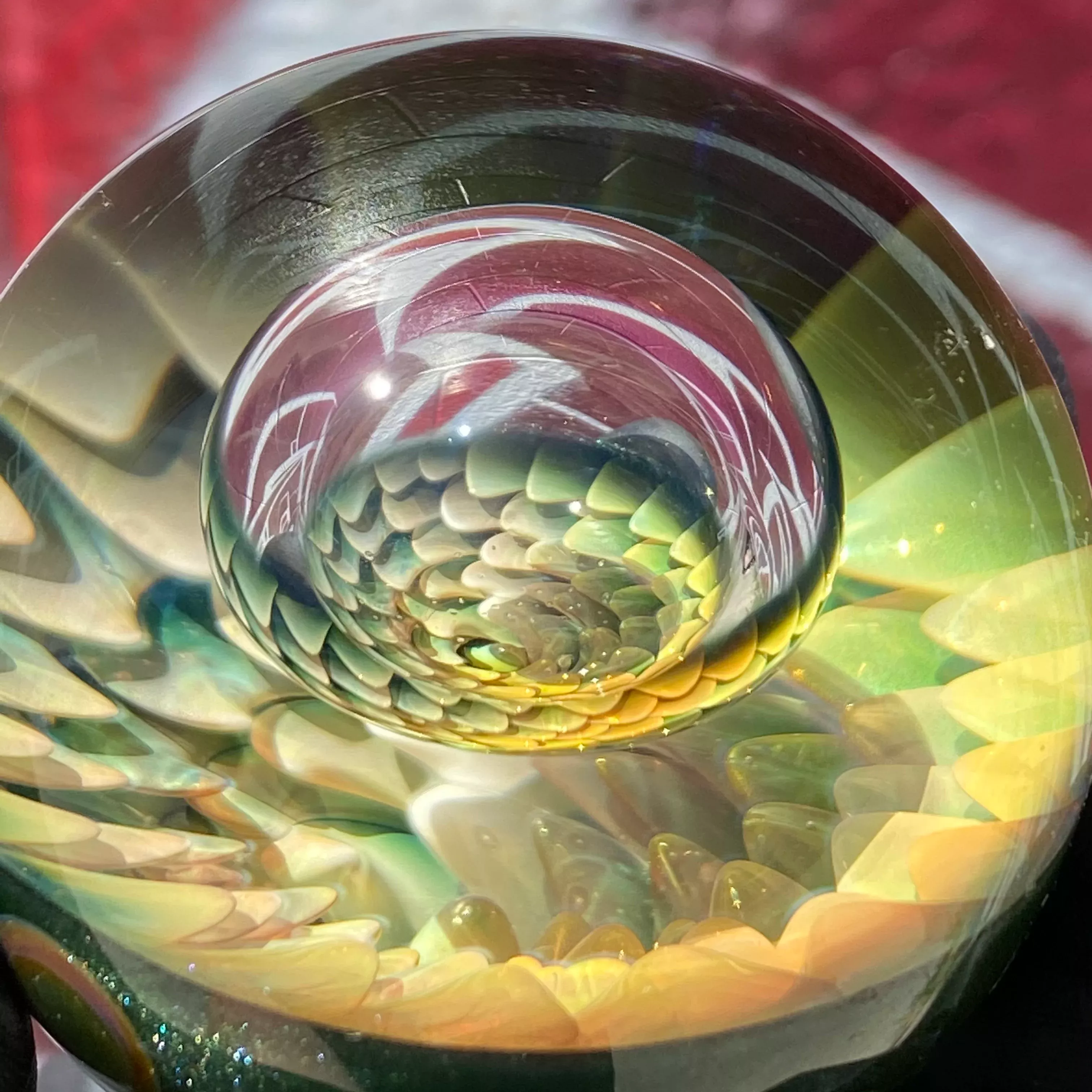 "Inception" Implosion Marble by Scott Tribble
