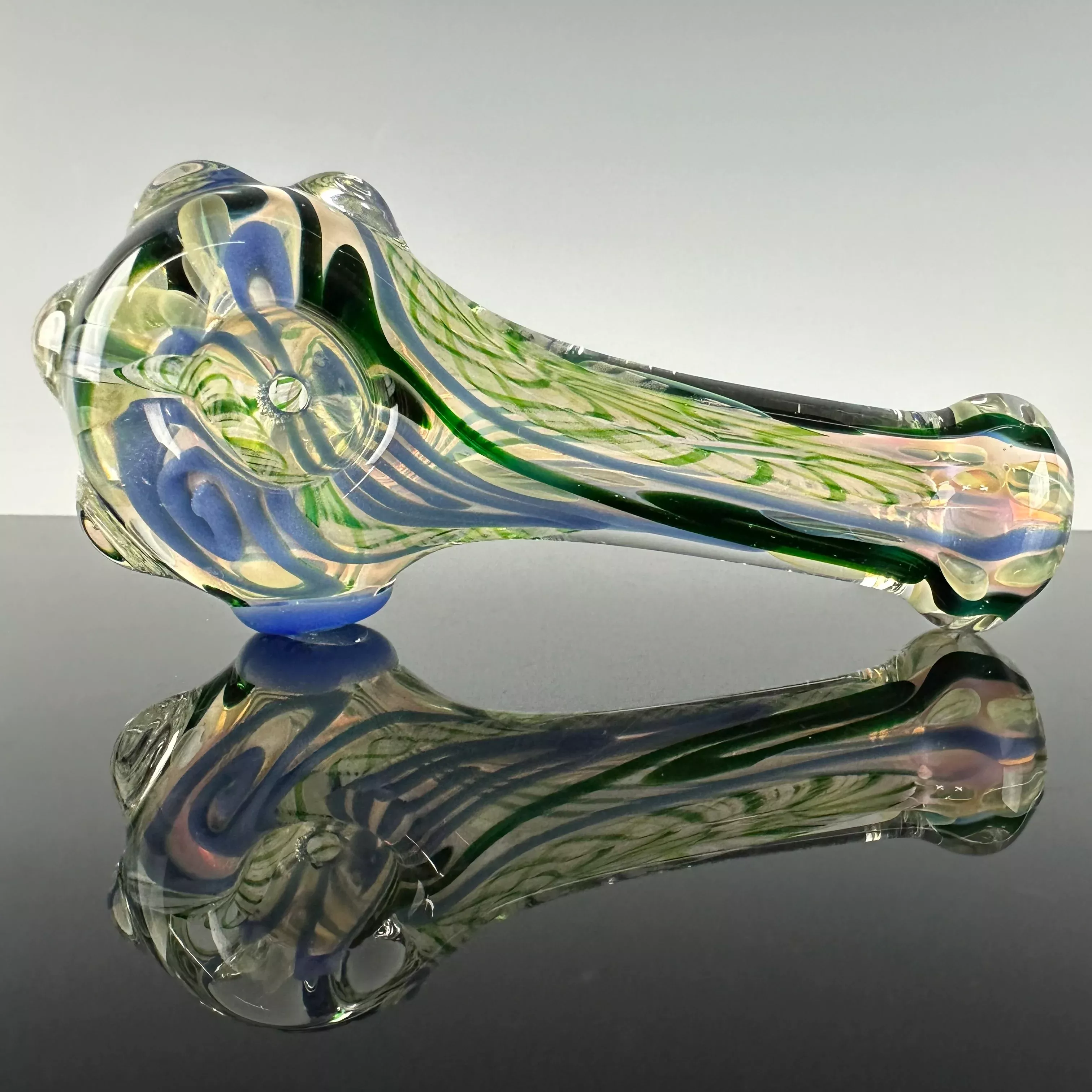 Inside Out Stringer Handpipe by Avalon Glass