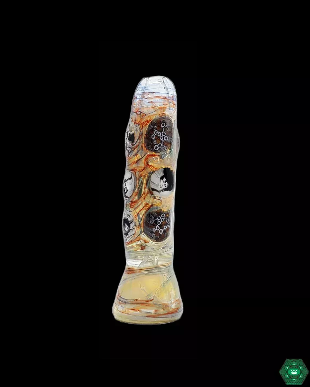 J Kelly Onies - Compact Handcrafted Glass Chillum