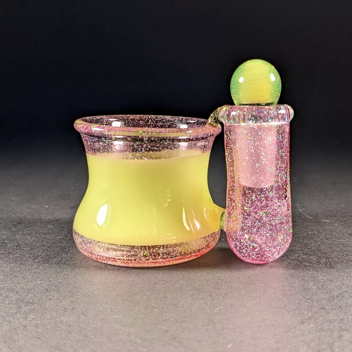 JNG Studios - Crushed Opal Over Rose Quartz Phoenix / Yoshi (CFL) Iso Station