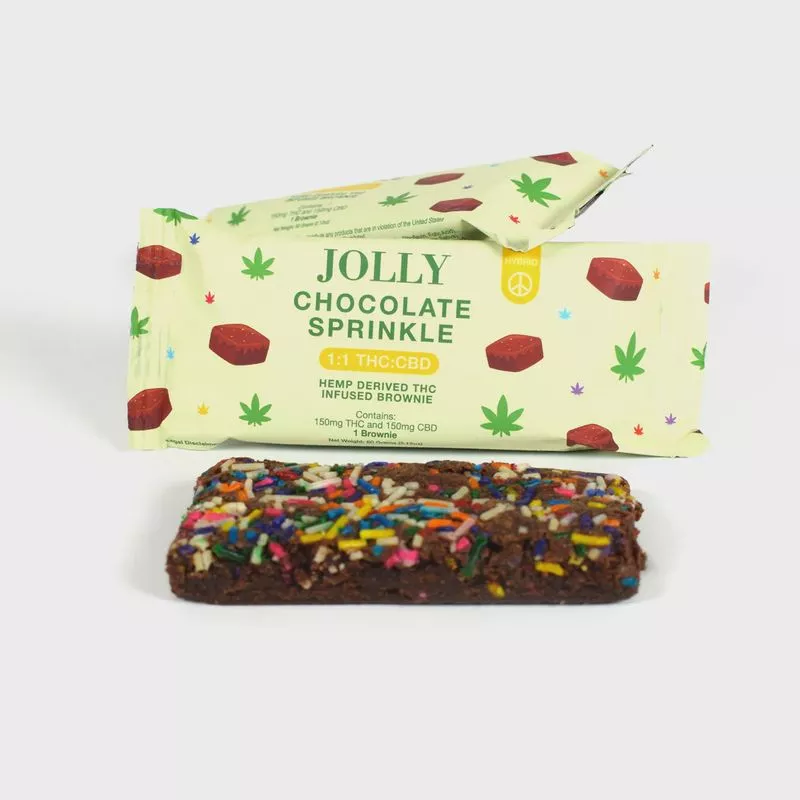 Jolly Chocolate Sprinkle Brownie 1:1 THC CBD