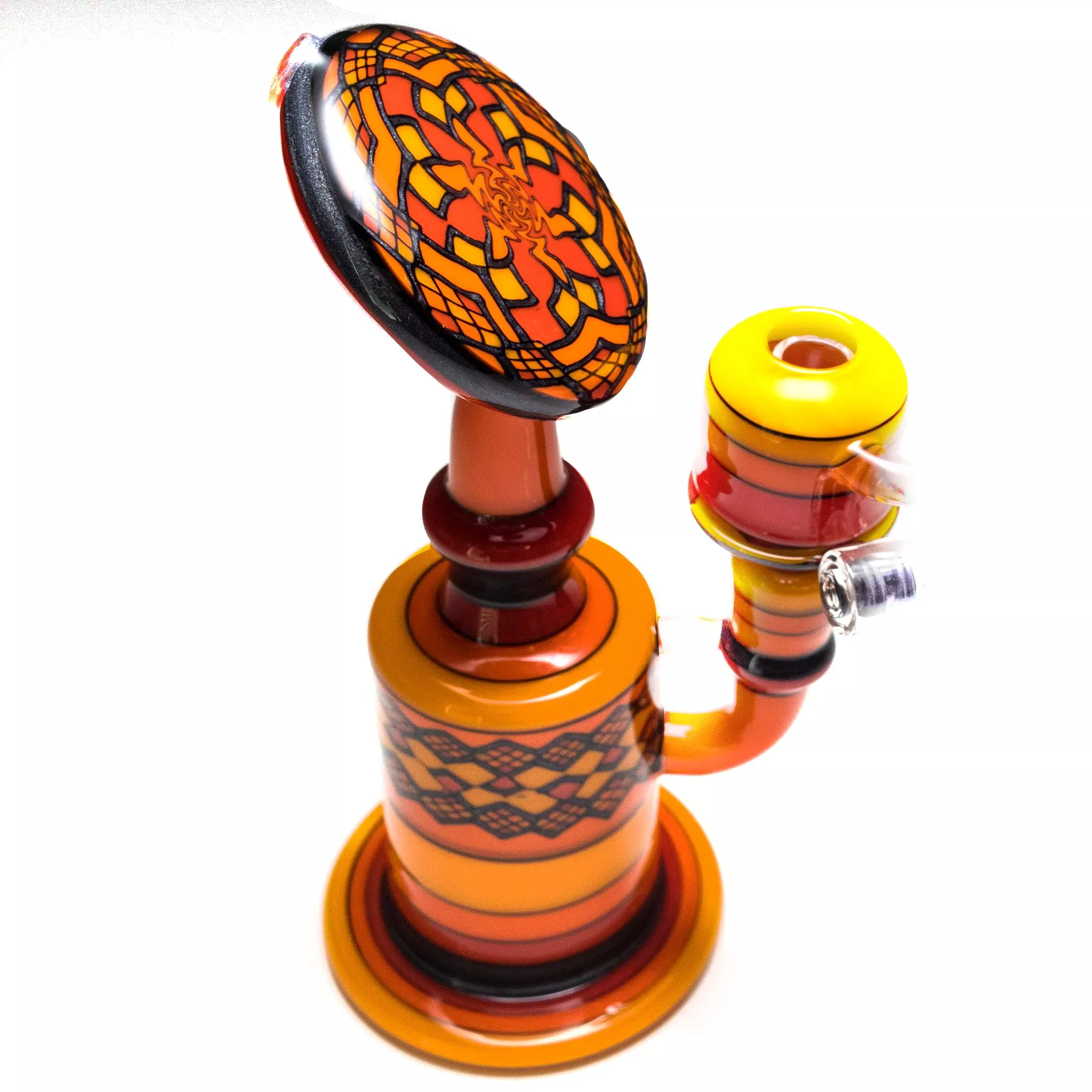 Jred - Fire Hatchet Encalmo Bubbler