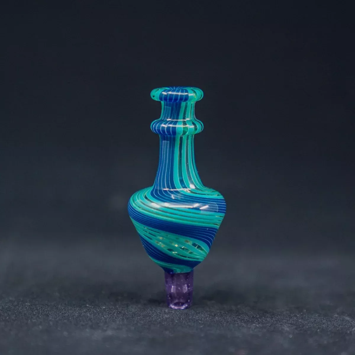 JWalkerGlass Linework Bubble Carb Cap - Artistic and Precise