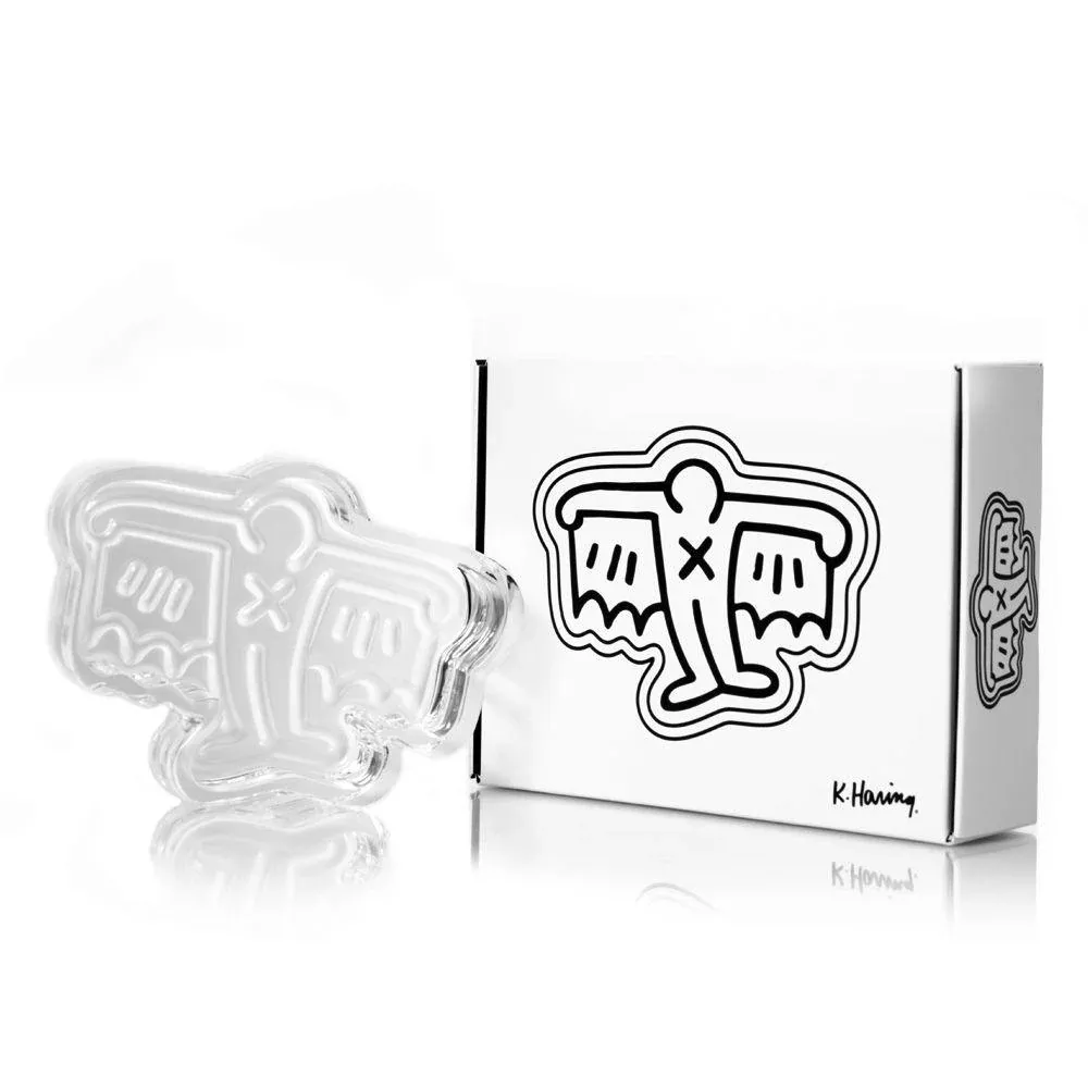 K. Haring Crystal Glass Catchall Ashtray