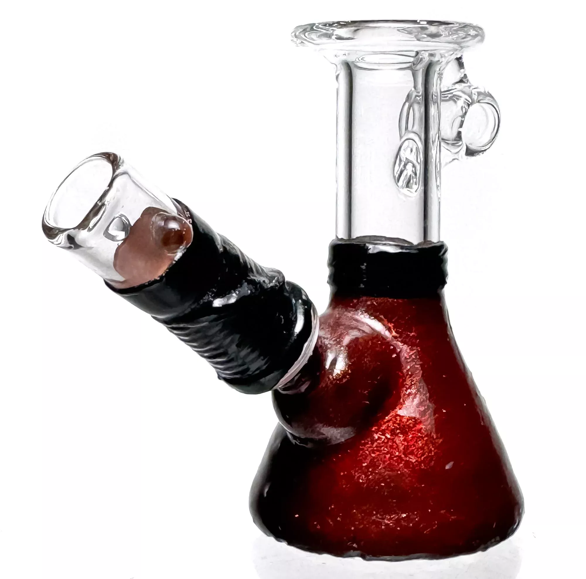 K-Nine x Big Pizzle - Tiny Tube - Red & Black Plated Patina