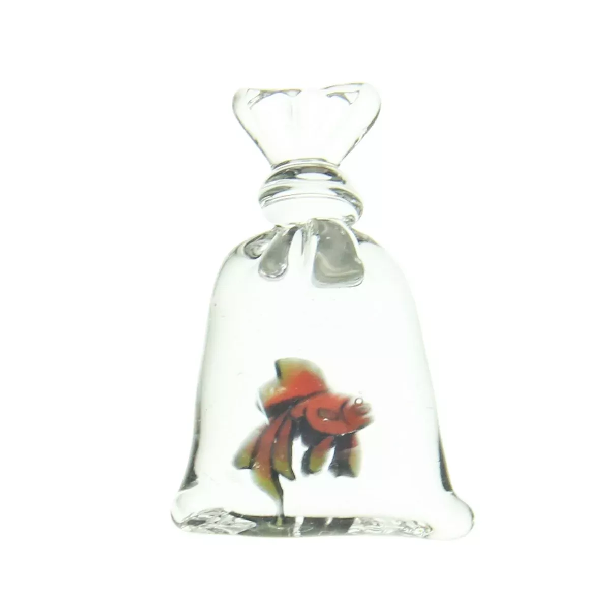 Kennaroo Glass - Gold Fish Pendant