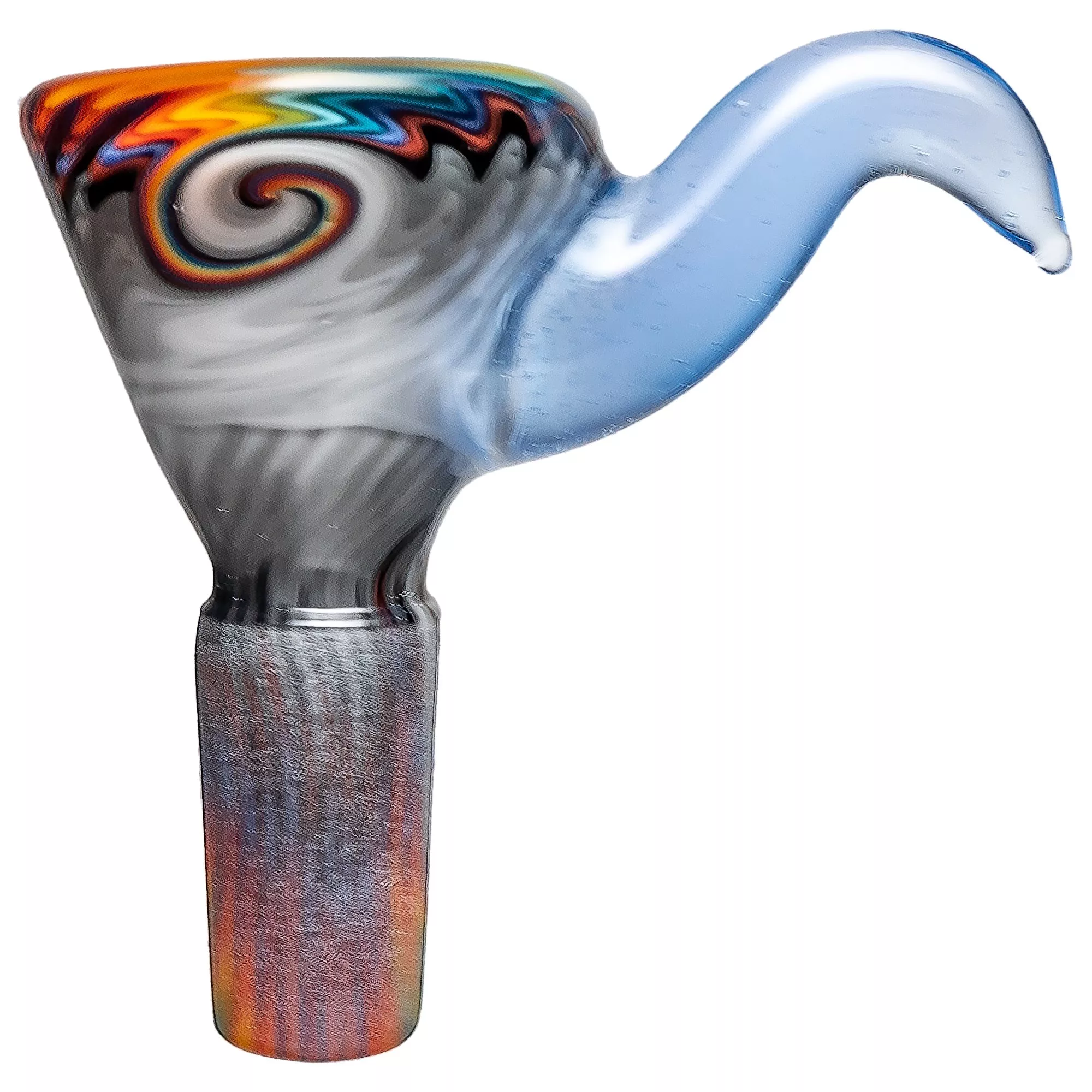 Kevin Howell - Martini Slide w / Worked Joint - 4 Hole - 14mm - Moonstone