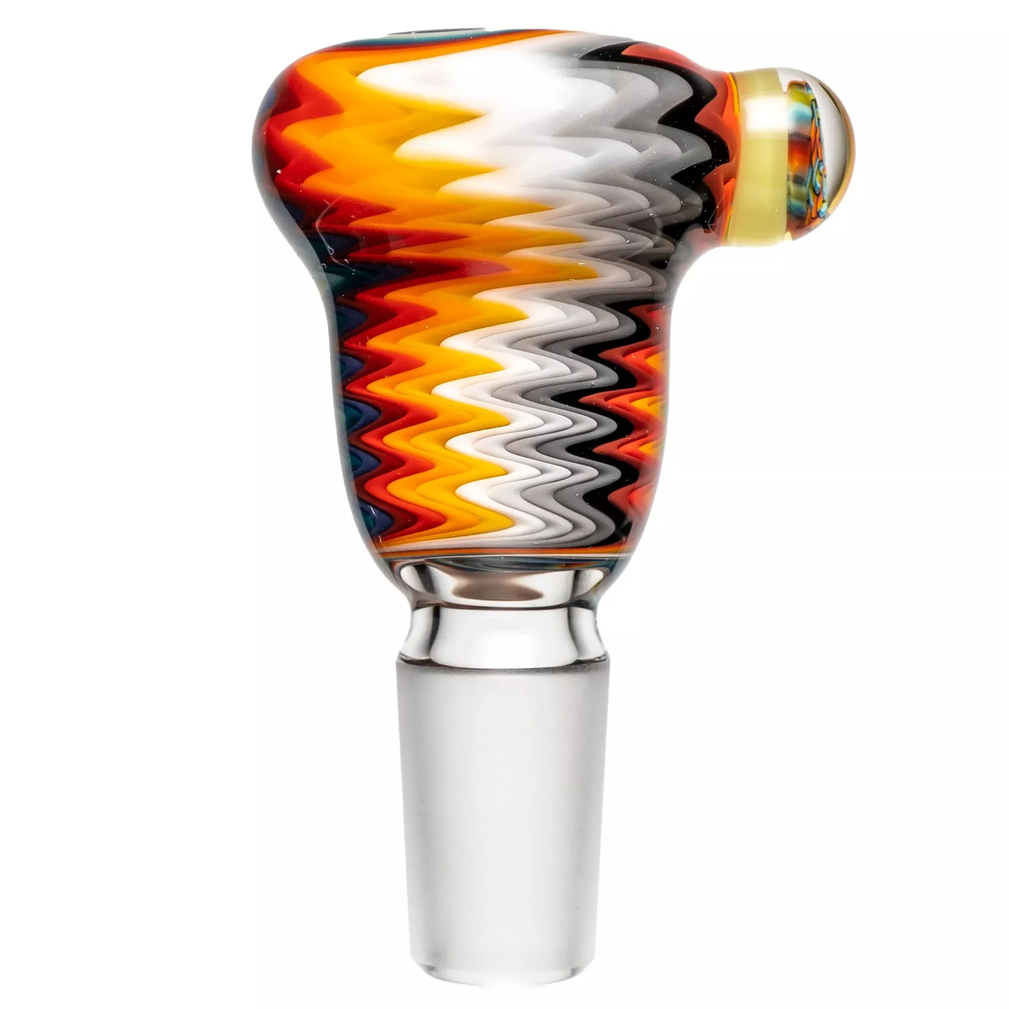 Kevin Howell - Push Slide - 18mm - Smoke & Multi Color Linework