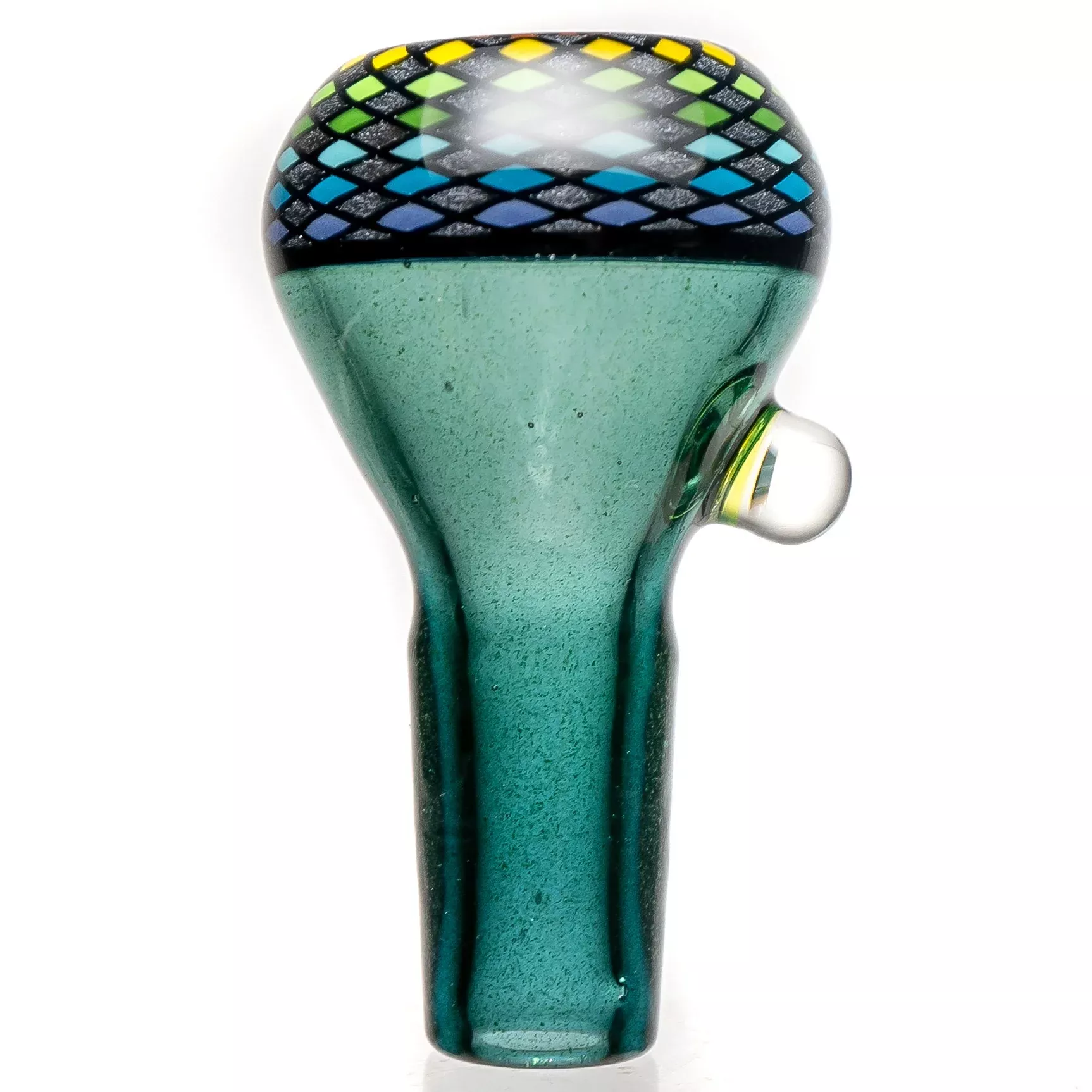 Kevin Murray - Push Slide - 18mm - Blue Stardust w / Rainbow & Steelwool Reti