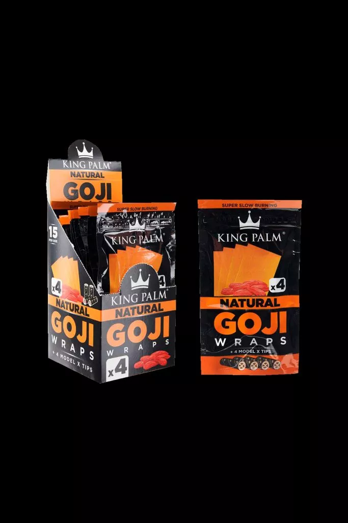 King Palm 4pk Goji Wraps – 15 Pack