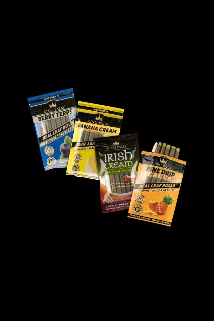 King Palm Flavor Mini Size Pre Rolled Leaf Tubes – Combo 5 Pack