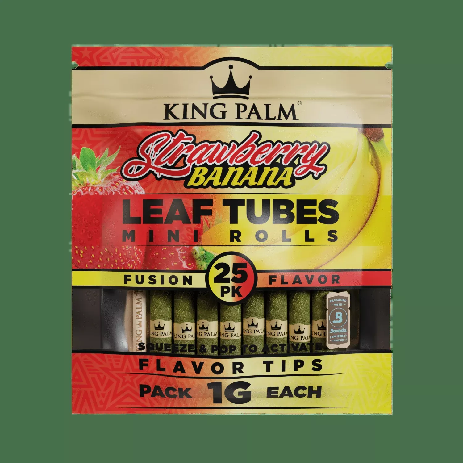 King Palm Mini Cones 25-Pack – 8-Count Display Box