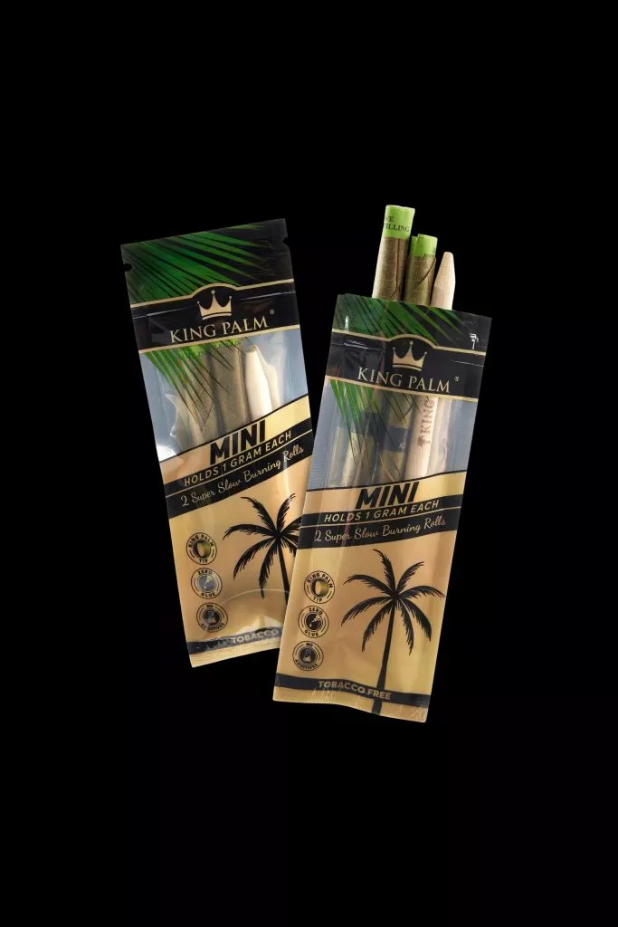 King Palm Mini Natural Pre Roll Palm Leaf Tubes – 2 Packs of 2
